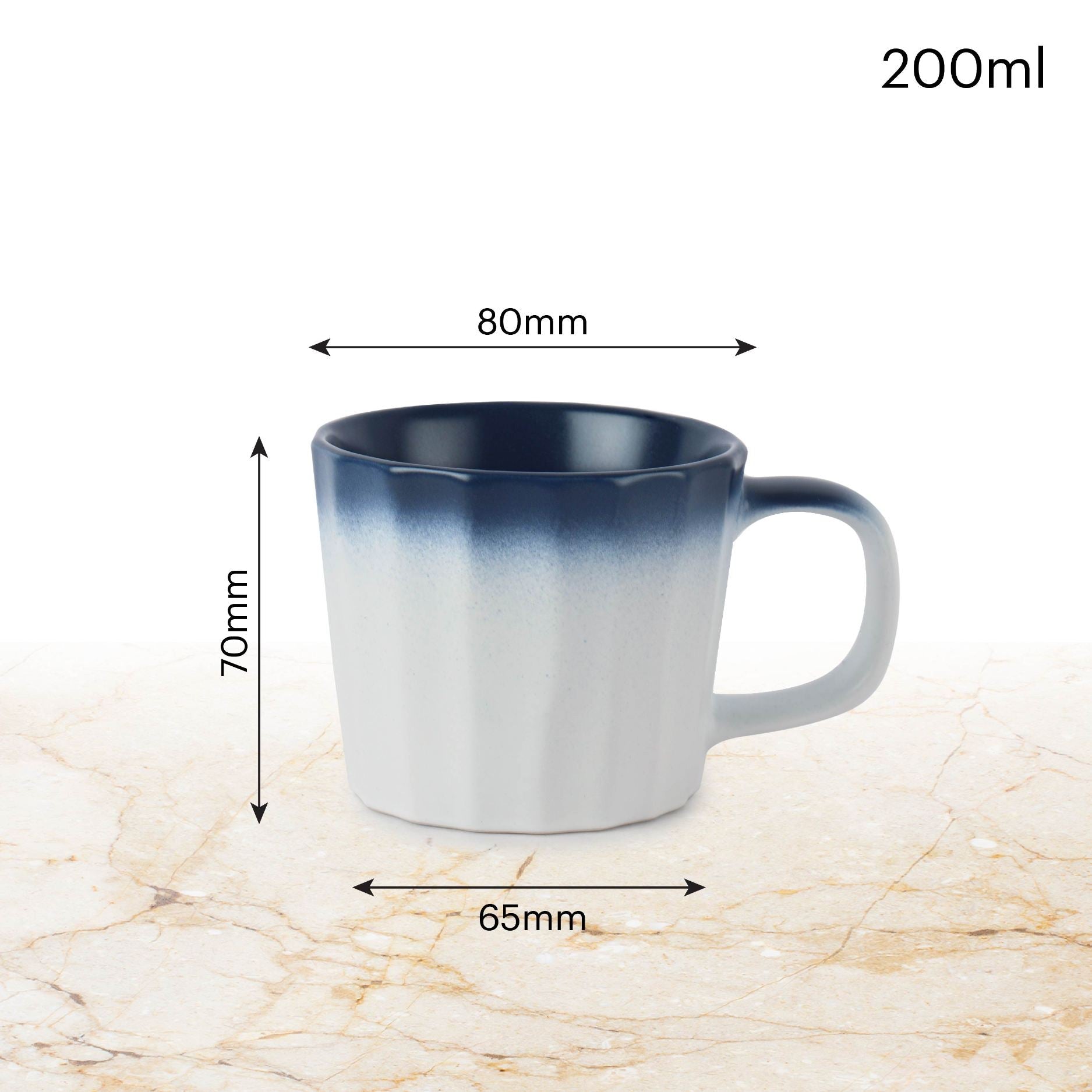 Cello Retro 6 Pieces Ceramic Mug - view 10