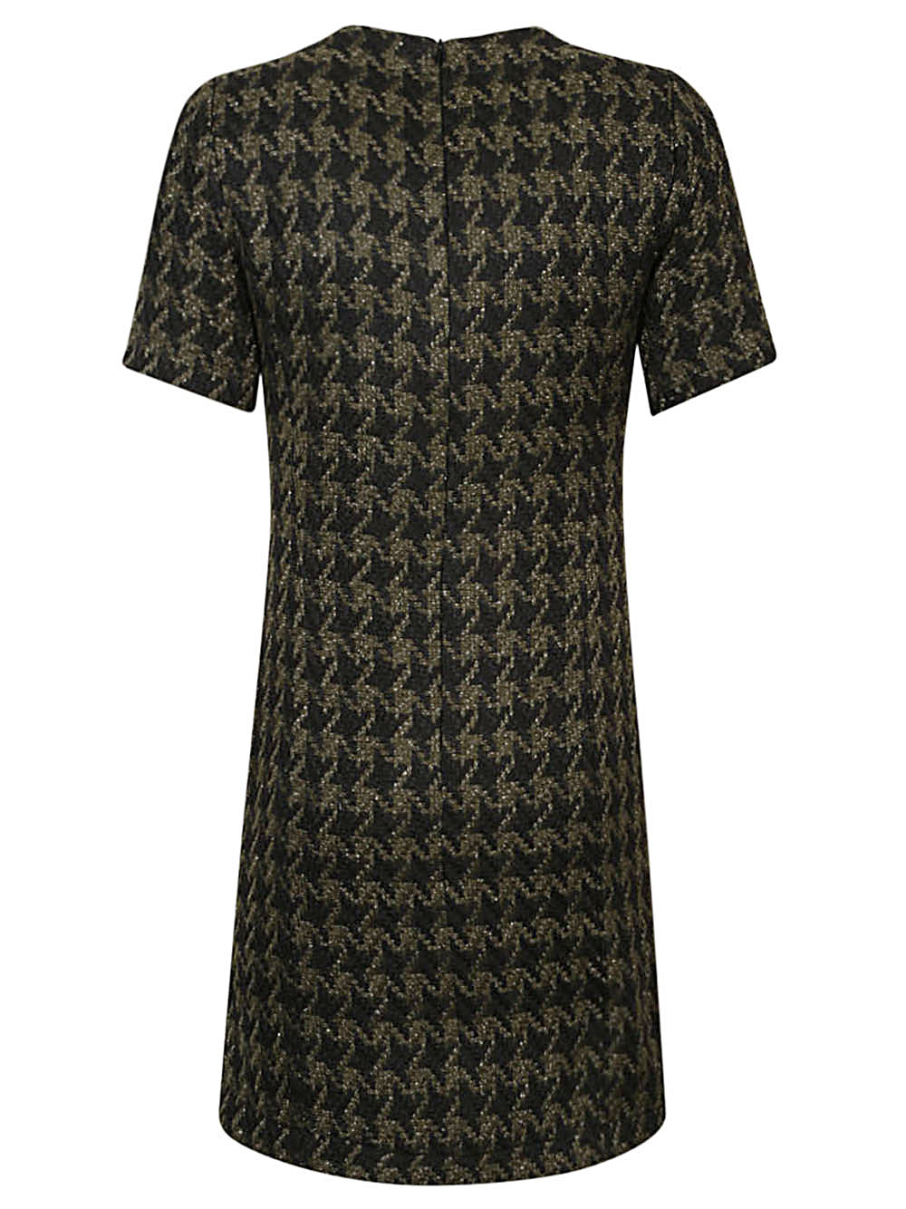 5Progress Houndstooth wool blend short dress – POLYESTER 100% - view 2