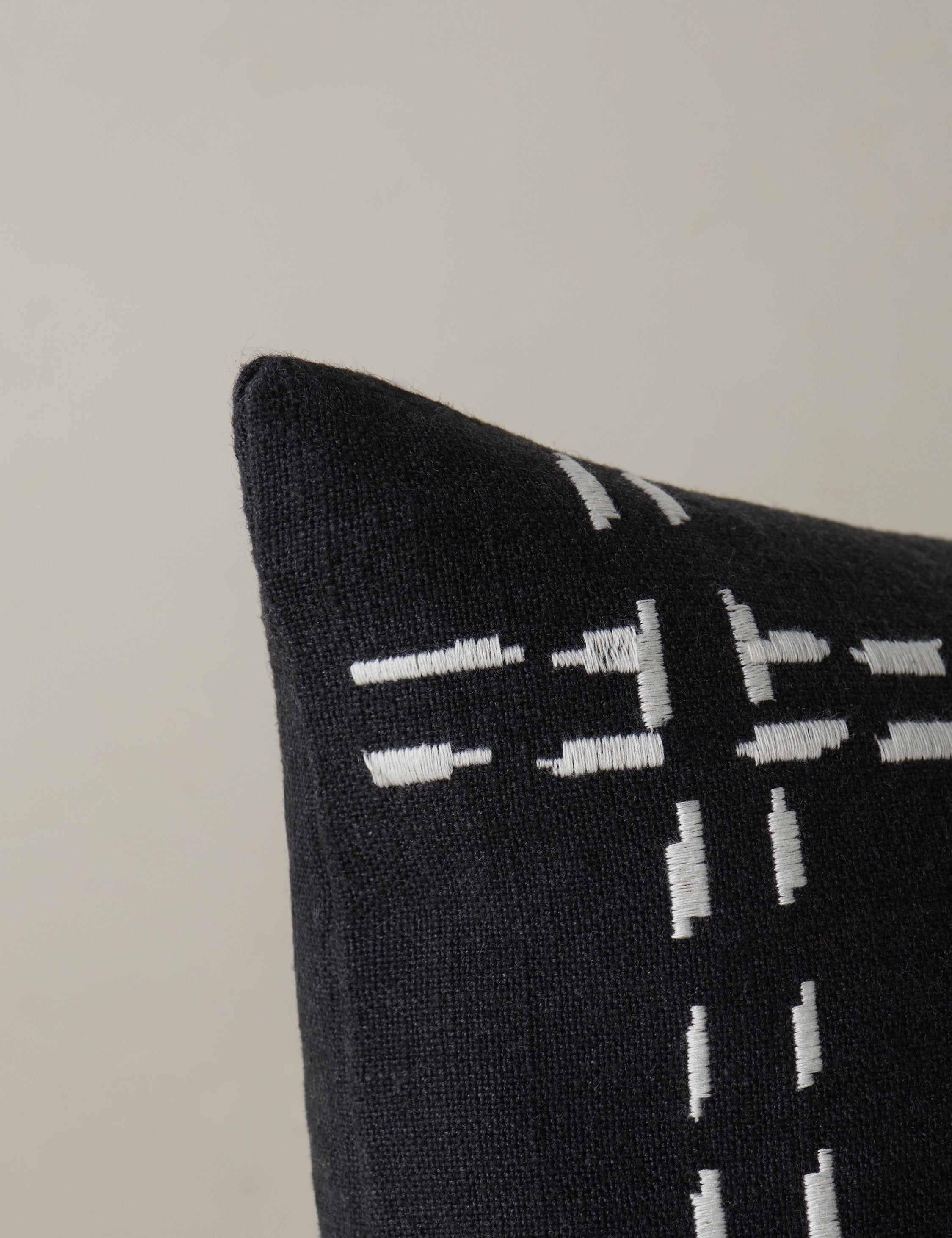 Lulu and Georgia Accord Embroidered Pillow by Élan Byrd - view 5