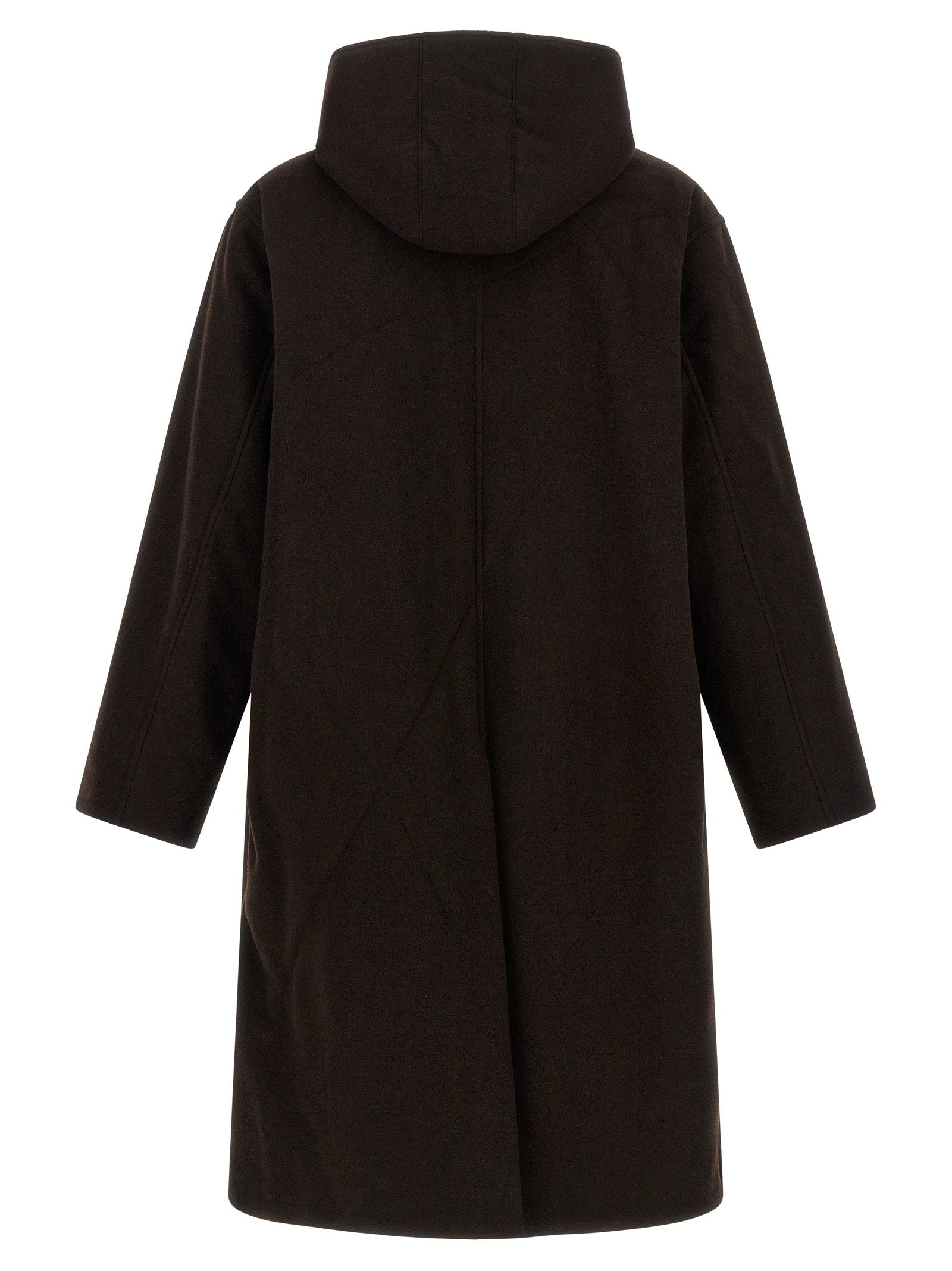 Yohji Yamamoto Flannel Toggle Duffle Coat - view 2