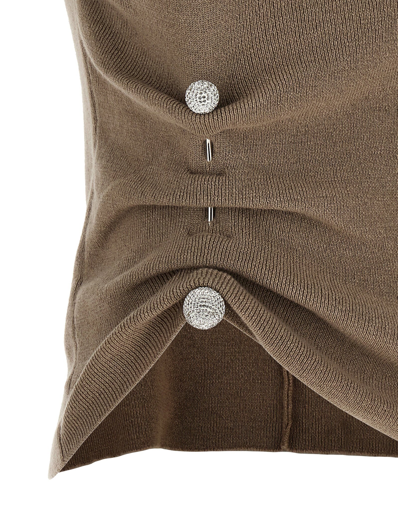 Giuseppe Di Morabito Jewel Brooch Top – 100% virgin wool - view 4