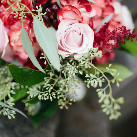 fiftyflowers.com Beautiful Cranberry and Blush Wedding - view 6