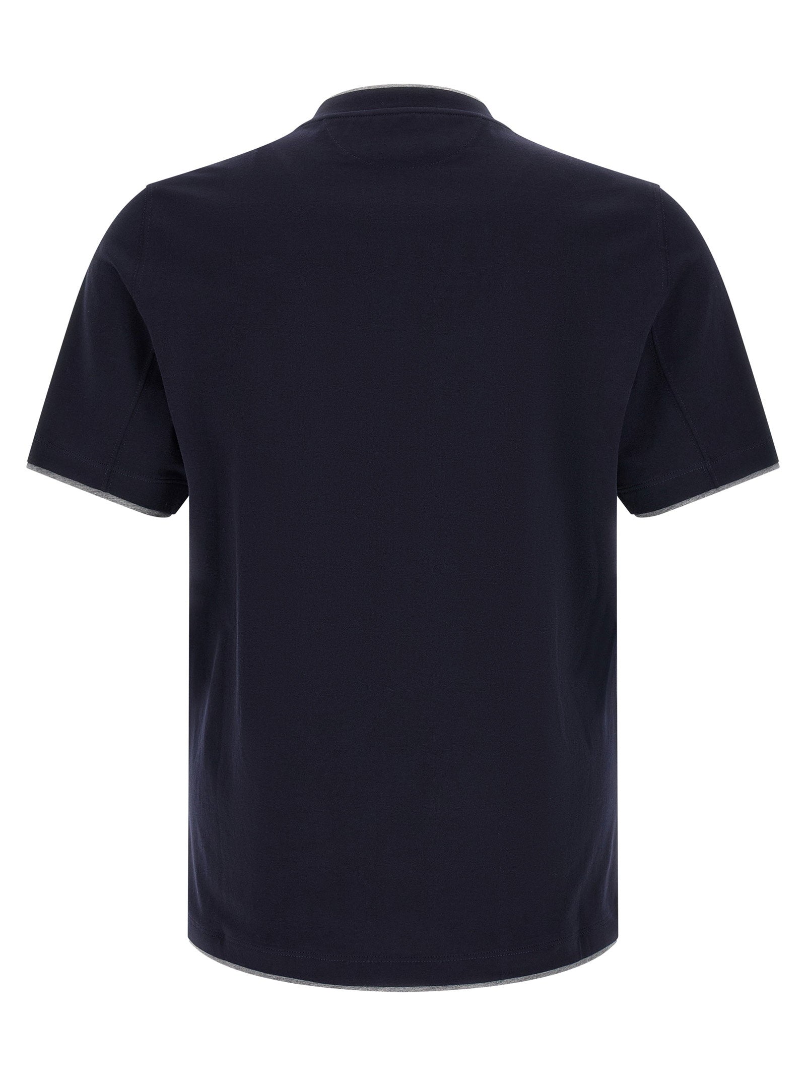 Brunello Cucinelli Double Layer T-shirt – 100% cotton - view 2
