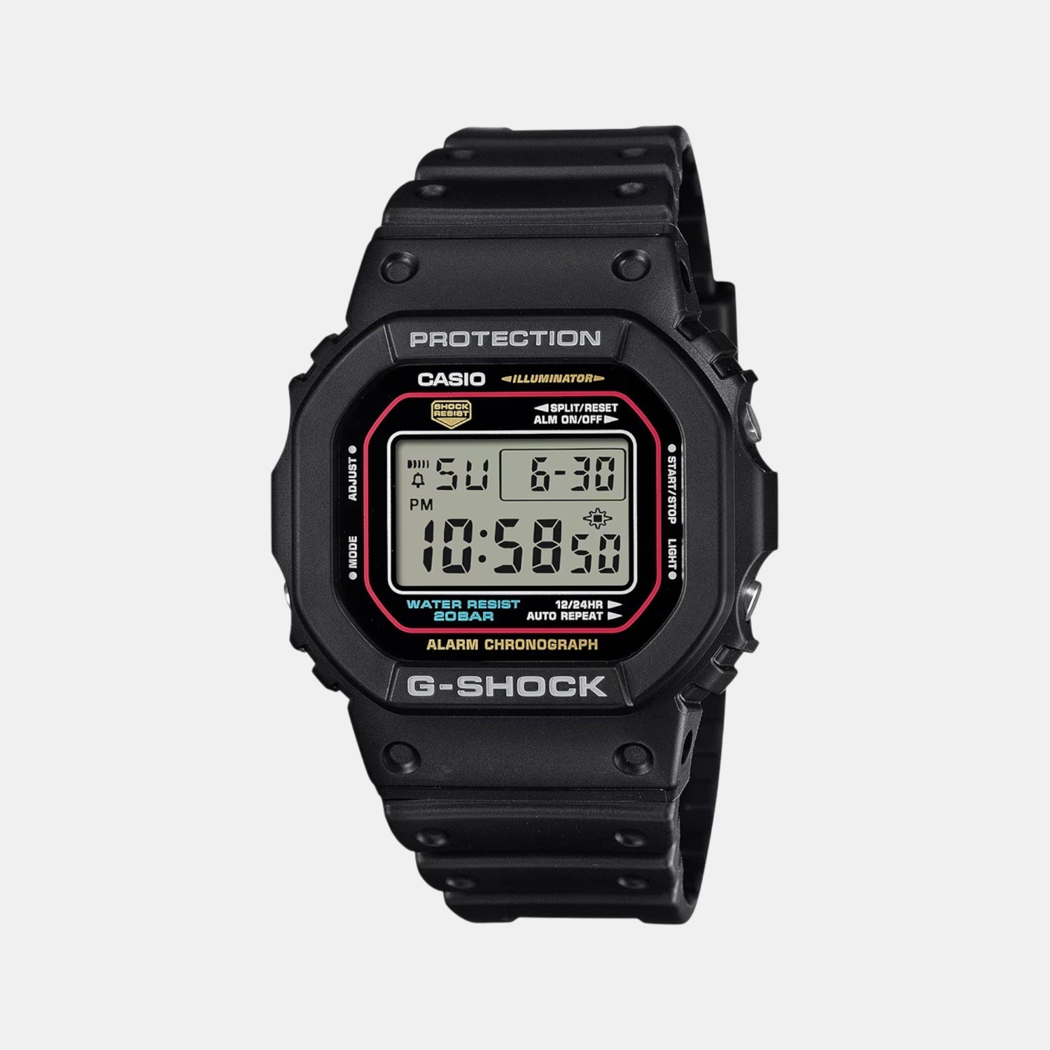 Casio G-Shock Men Quartz Black Dial Digital Resin Watch G1683