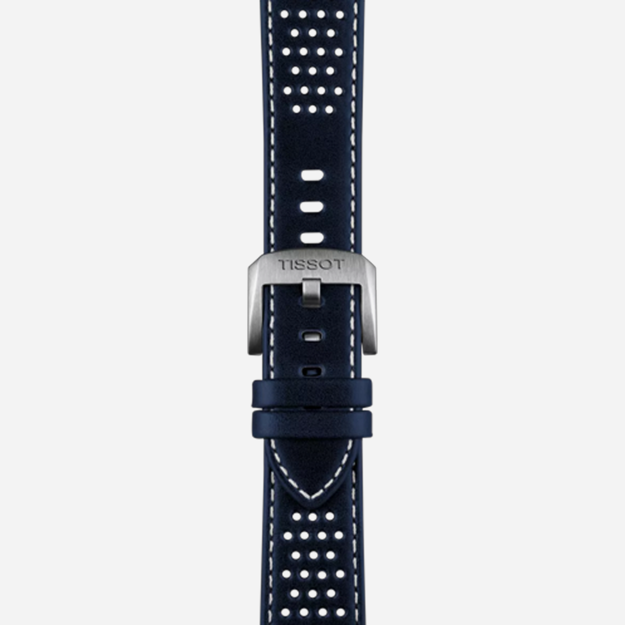 Tissot PR516 Powermatic 80 Blue Dial 40mm Blue Leather Strap Automatic Watch - view 3