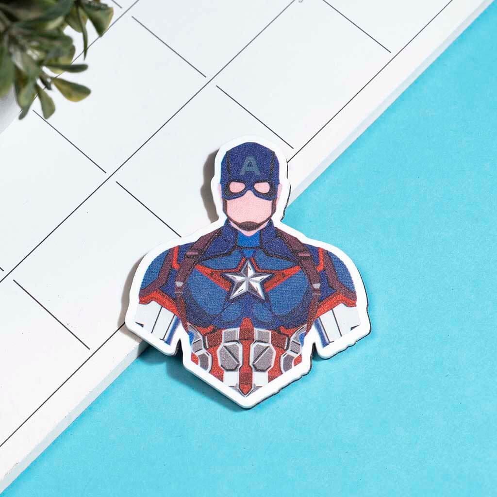 Bigsmall_cc Captain America Fridge Magnet