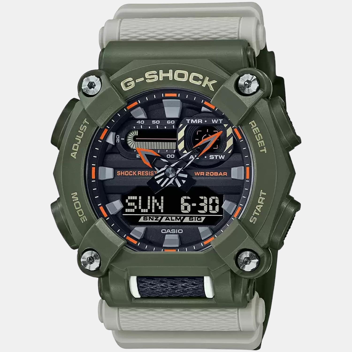 Casio G-Shock Men Quartz Black Dial Analog-Digital Resin Watch G1118 - view 2