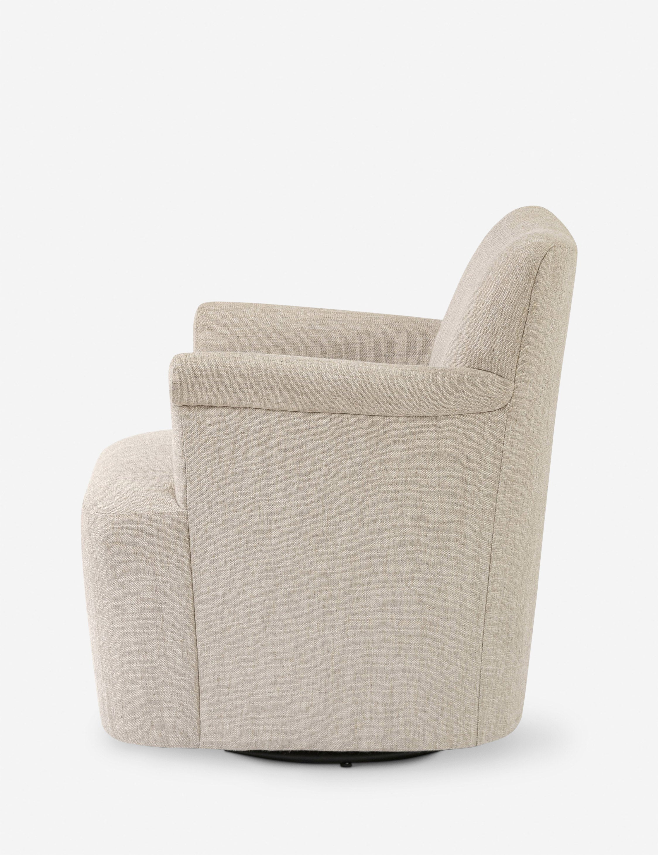 Lulu and Georgia Camellia Swivel Chair by Amber Lewis x Four Hands - view 7