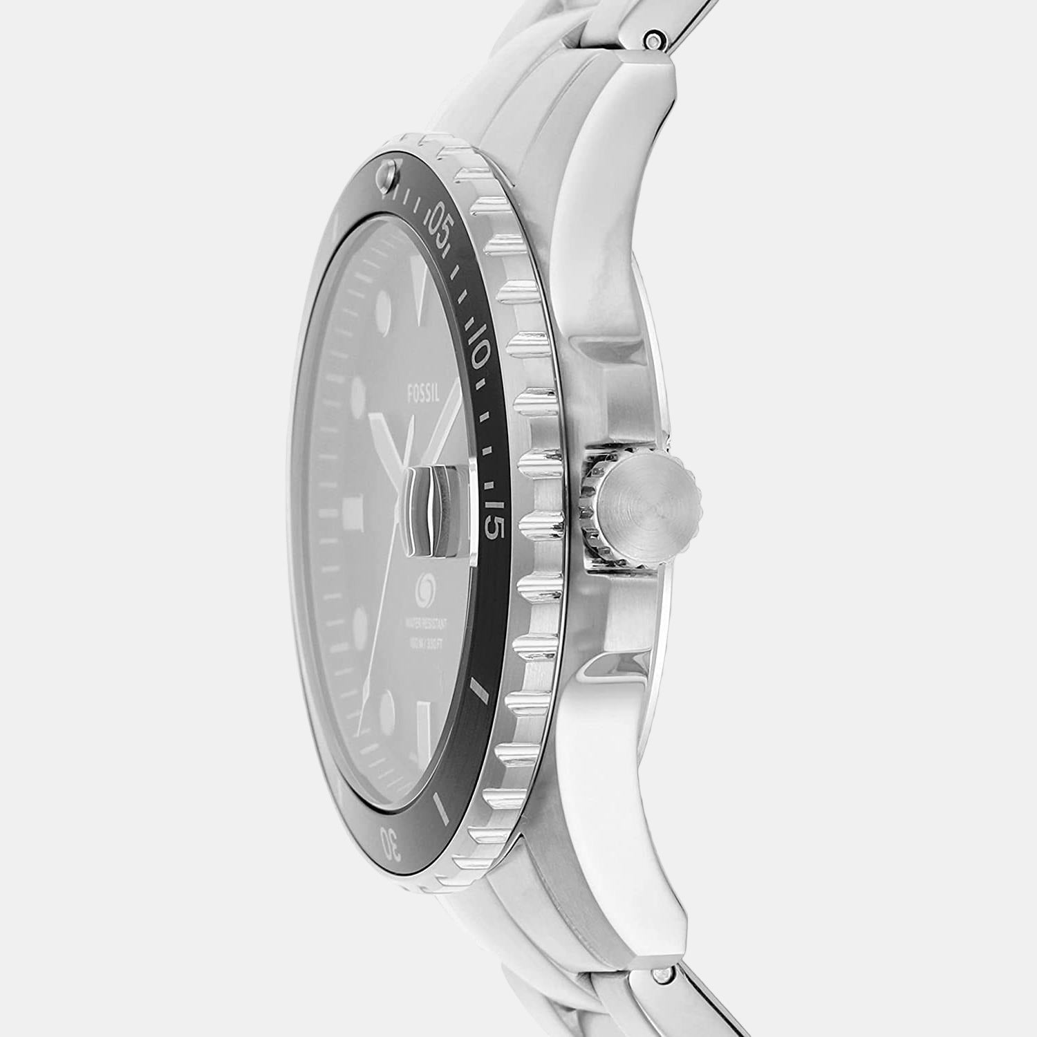 Fossil Blue Dive Men Quartz Silver Dial Analog Stainless Steel Watch FS5952 - view 2