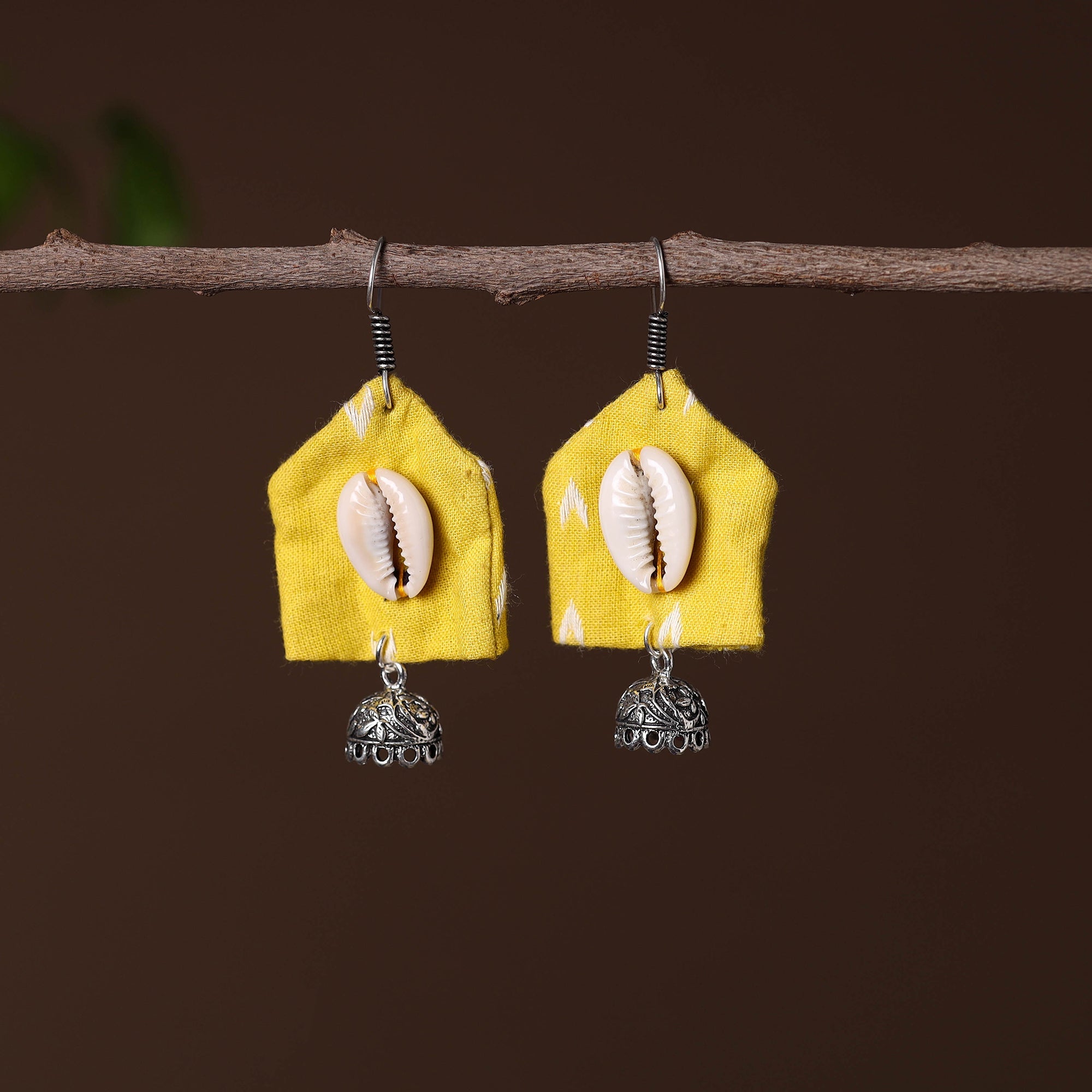 JALPARI Anay German Silver Fabart Earrings