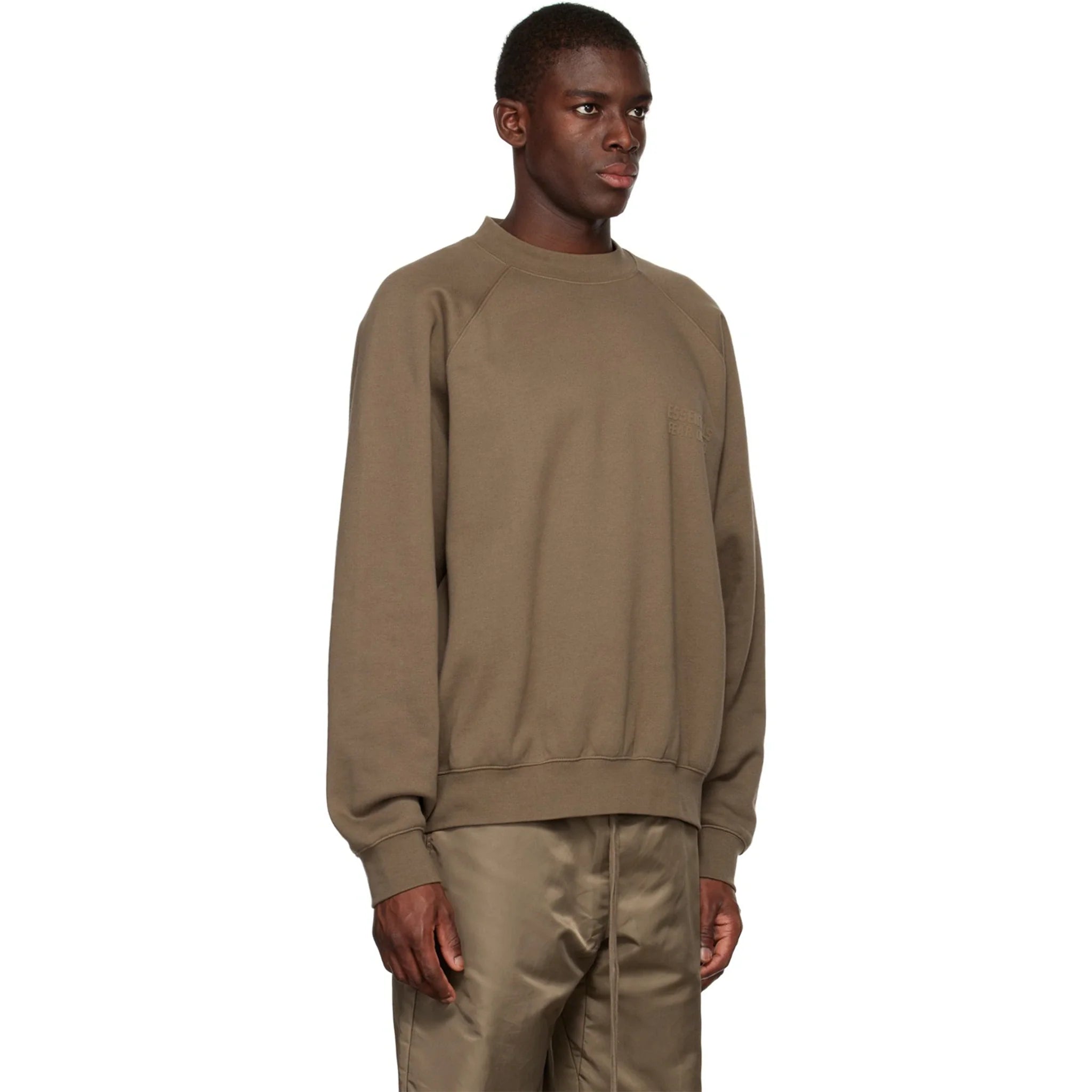 Fear Of God Essentials Wood Crewneck (FW22) – Brown - view 3