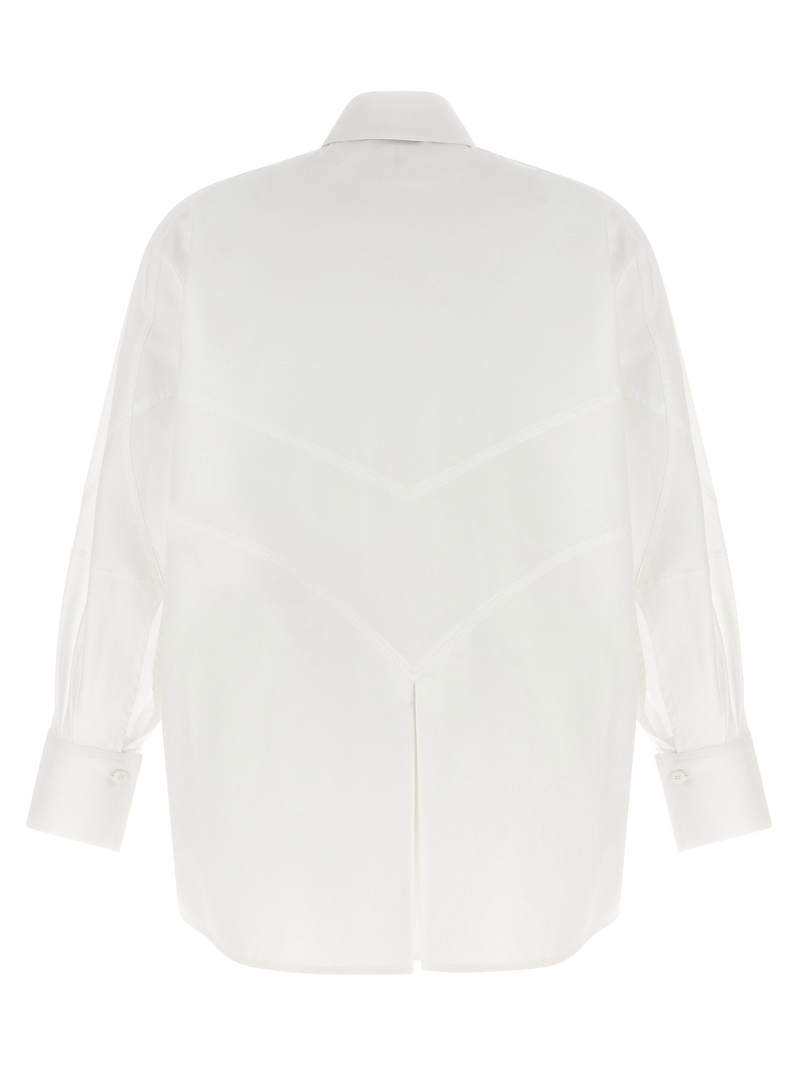The Attico Shaped Hem Shirt – 100% cotton - view 2