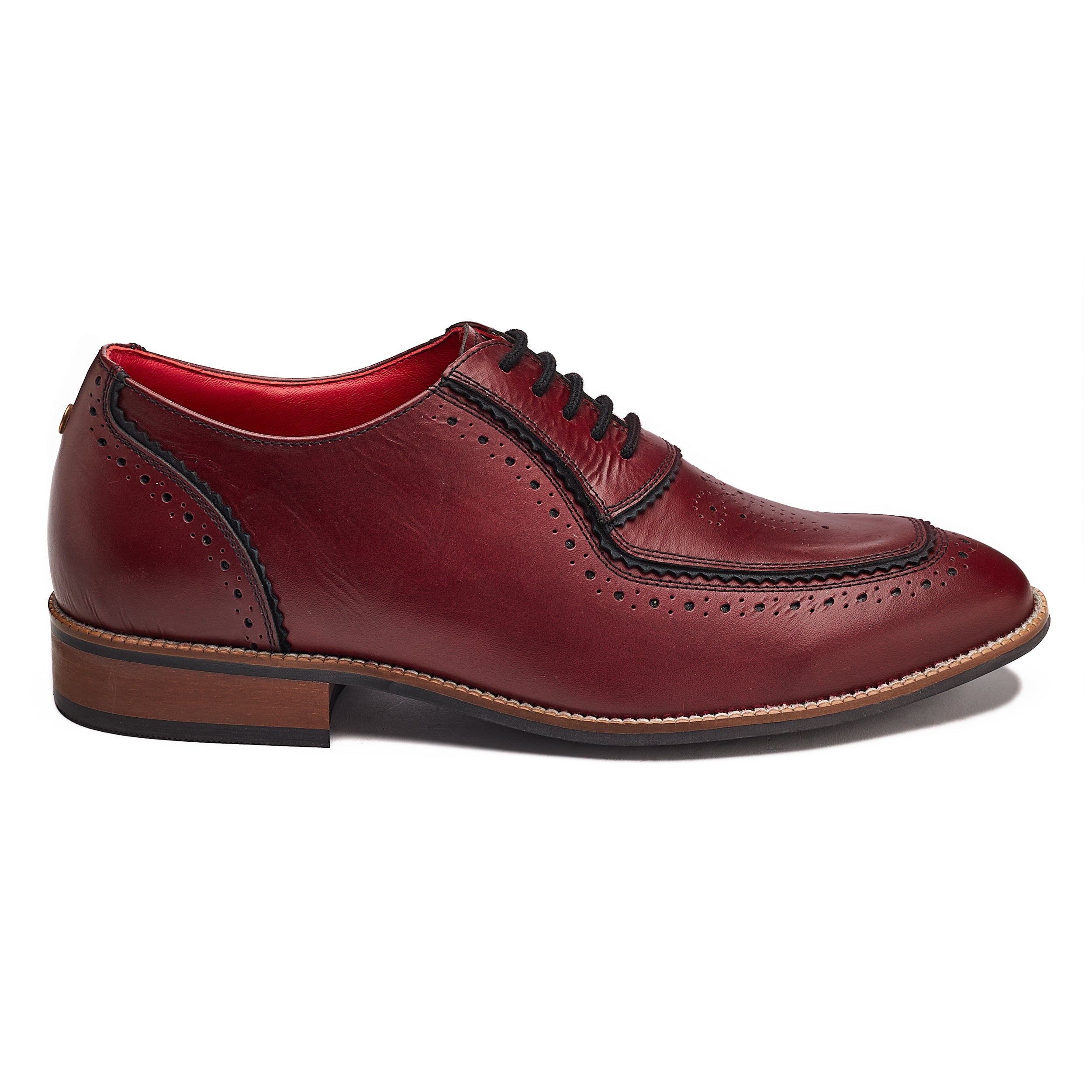 Banjaaran Studio Maharaja Brogues Men – Oxblood - view 4
