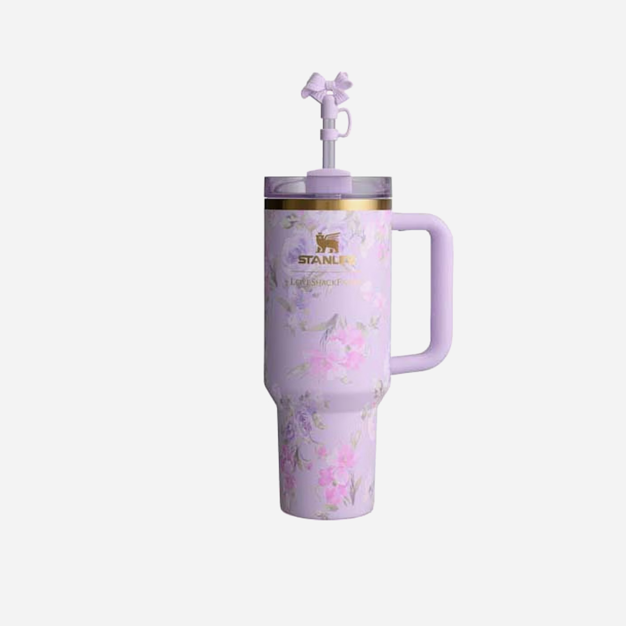 Stanley x LoveShackFancy Flowstate Quencher 40oz Tumbler HappyThoughts