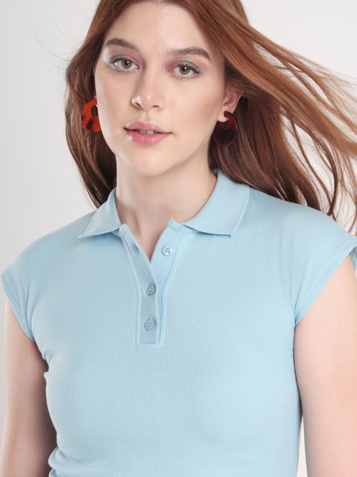 MDS Penelope Rib-Knit Top – Women's, Powder Blue