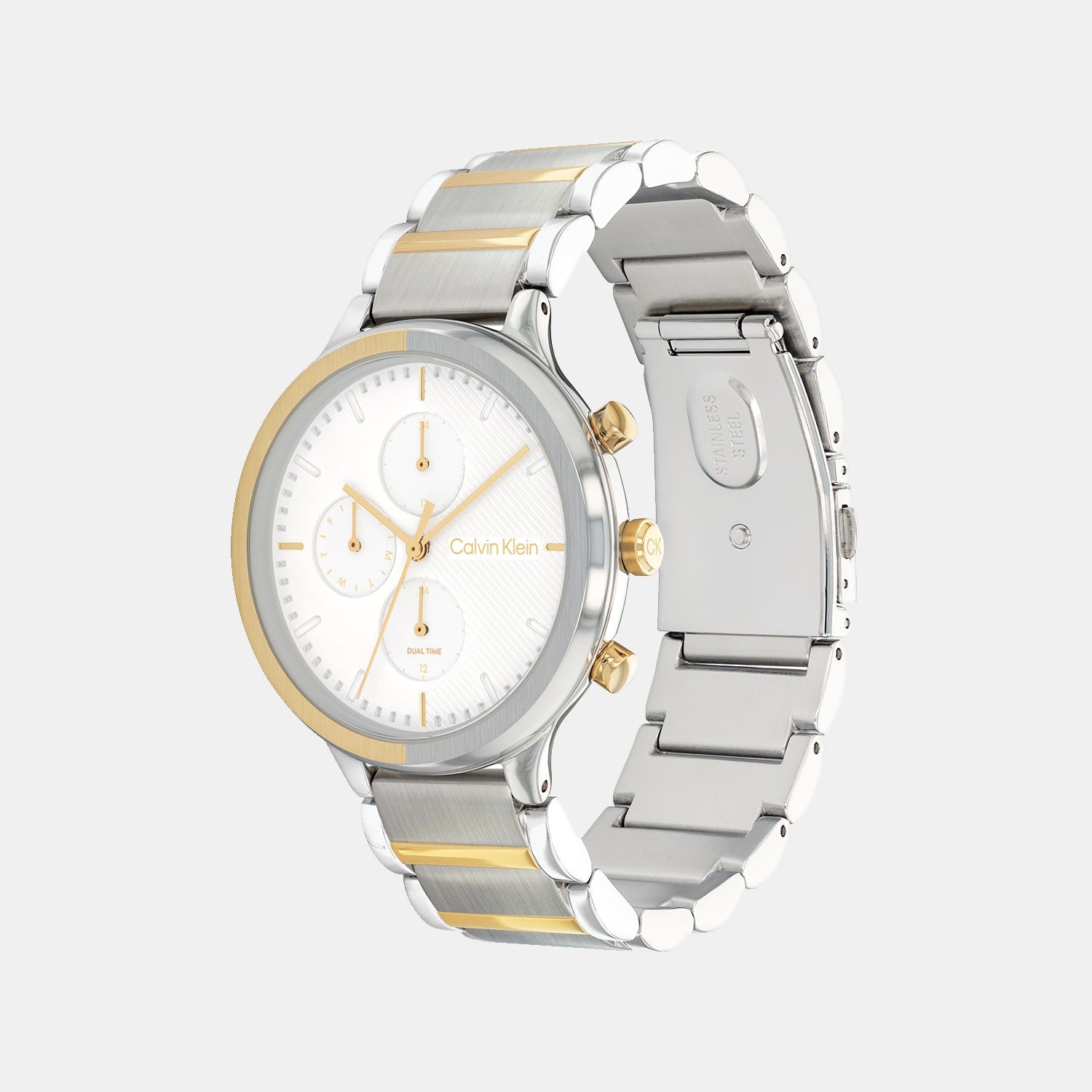Calvin Klein Energize Women Quartz White Dial Analog Stainless Steel Watch 25200239 - view 2