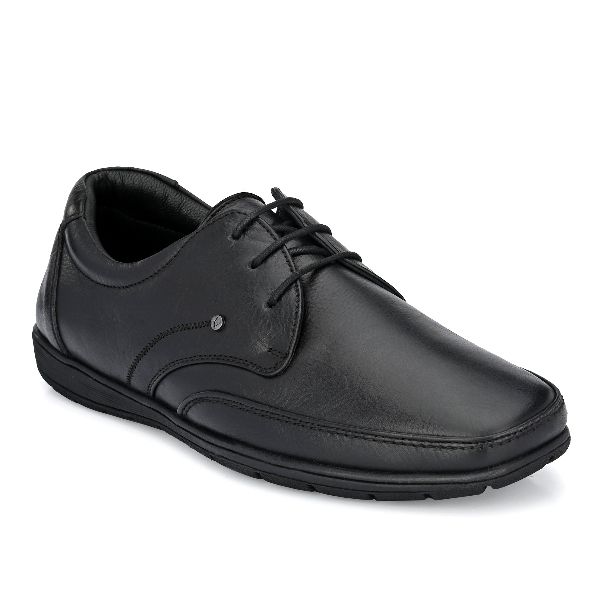 egoss-shoes Egoss Casual Derby Lace Up Leather Shoes For Men - view 4