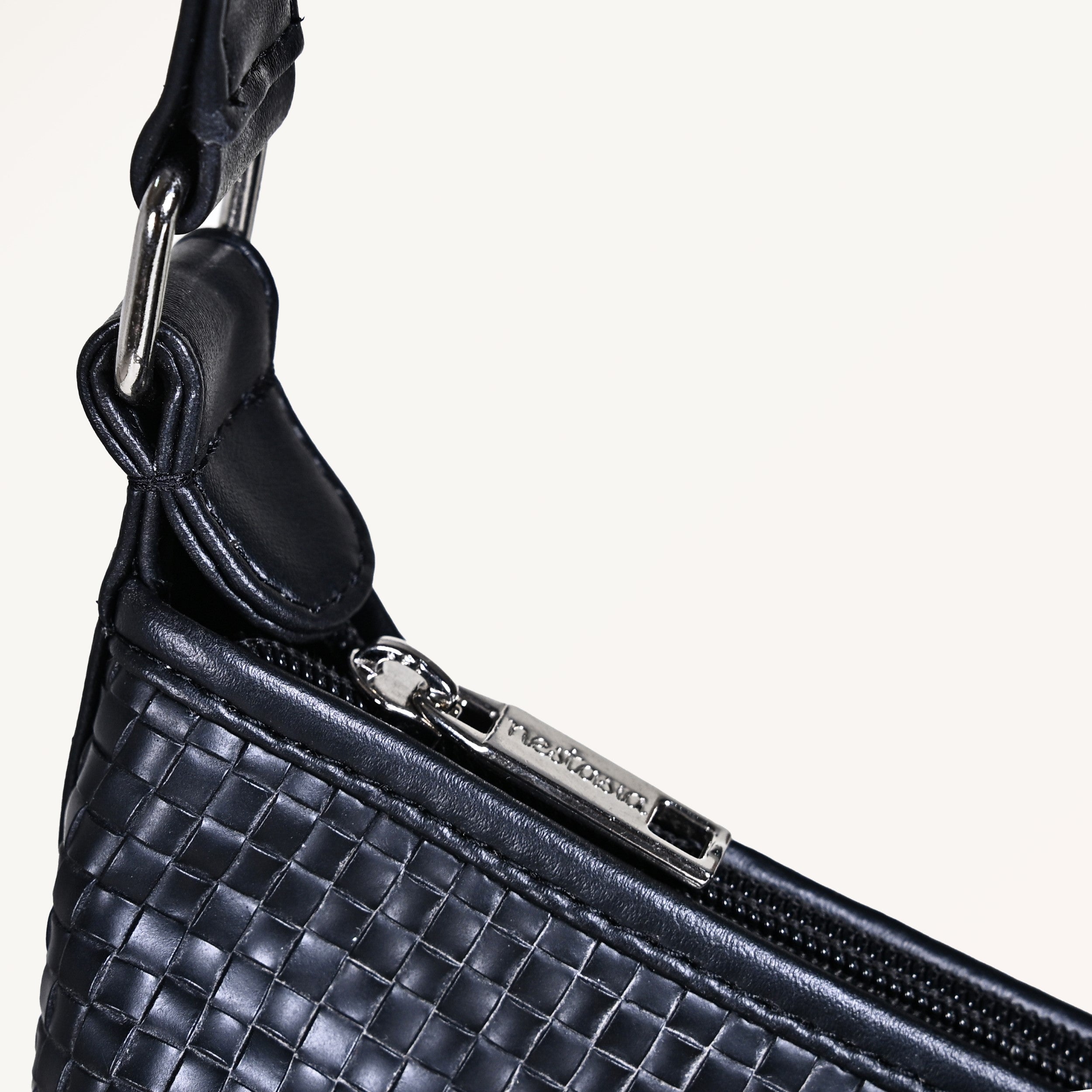 Nestasia Black Soi Trendy Hobo Handbag - view 9
