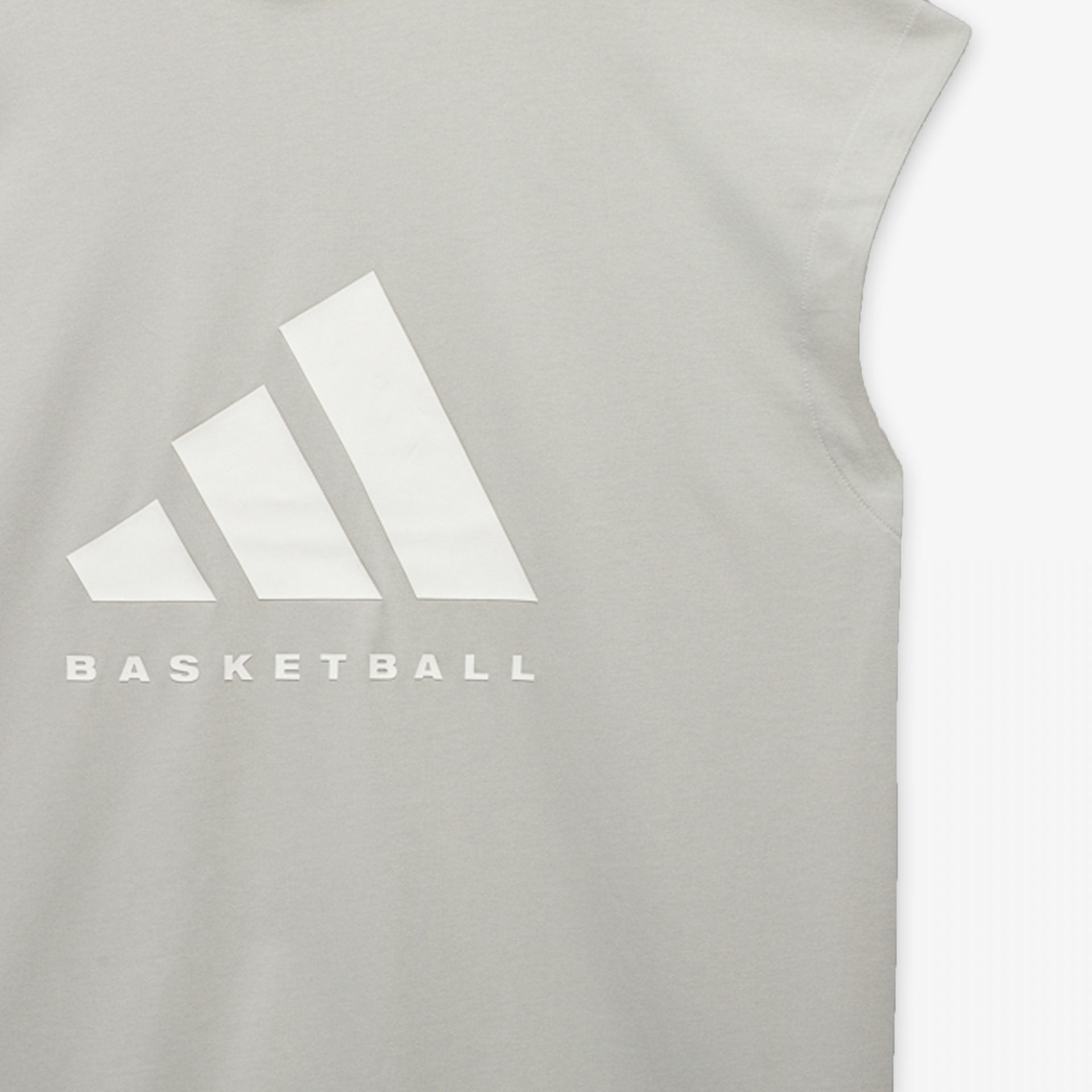 Adidas | BASKETBALL SLEEVELESS TEE { METAL GREY