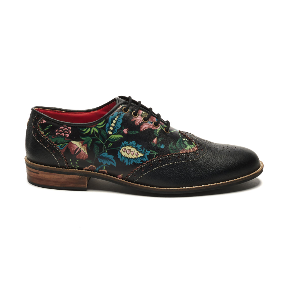 Banjaaran Studio Bageecha Brogues Men – Coal - view 3