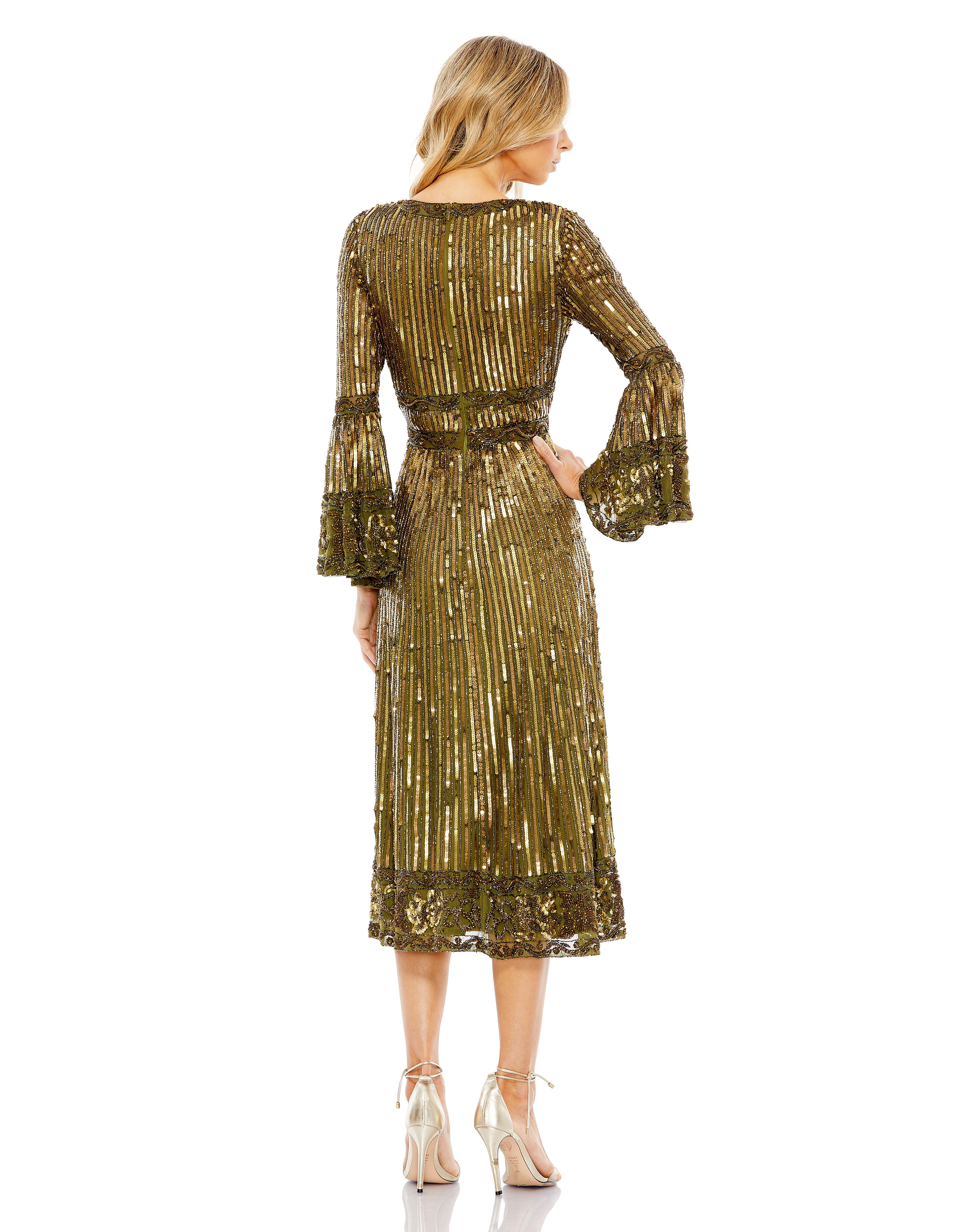 Mac Duggal 5591 Light Olive 8 Sale - view 2