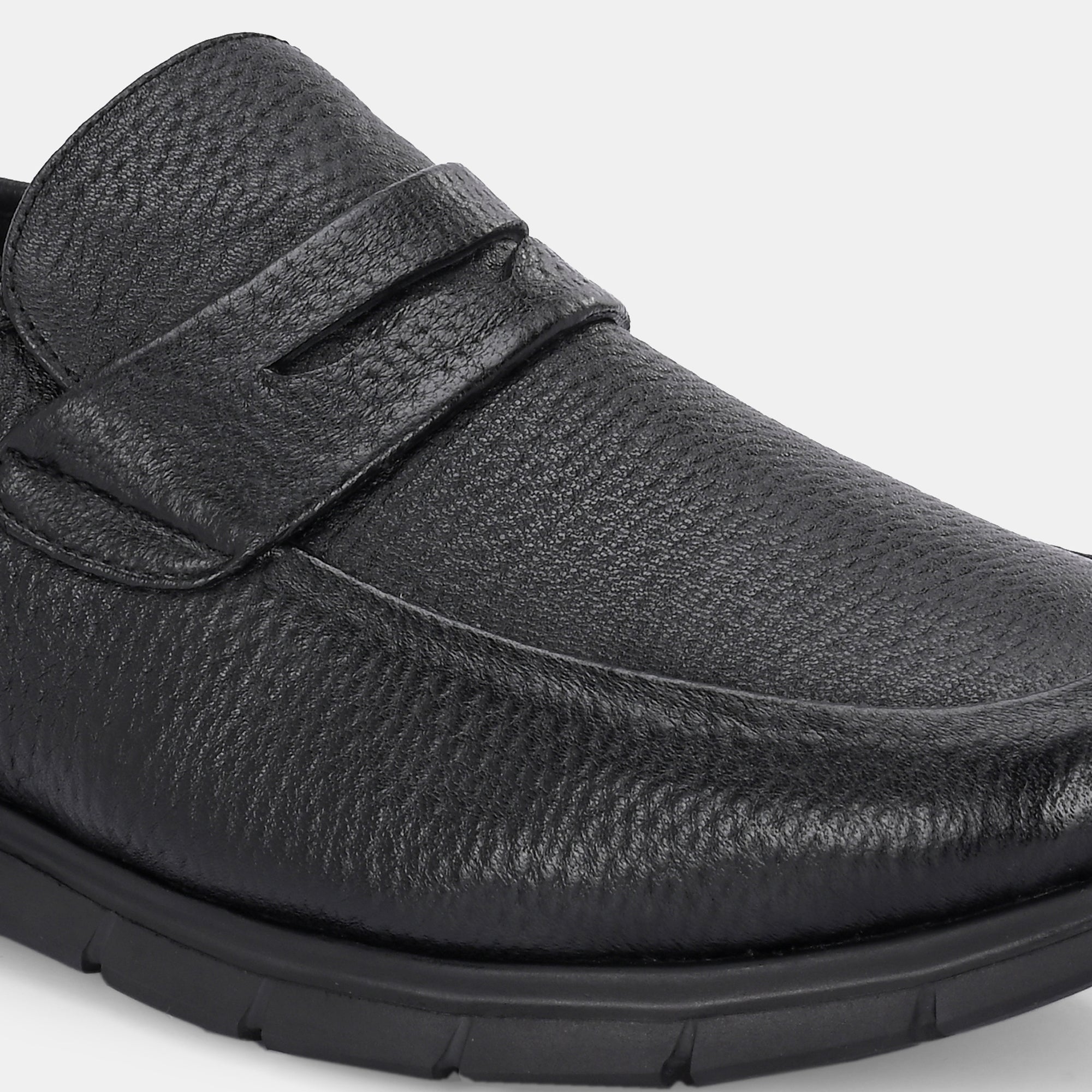 Pashmina Leather Loafers by Lafattio – Black - view 5