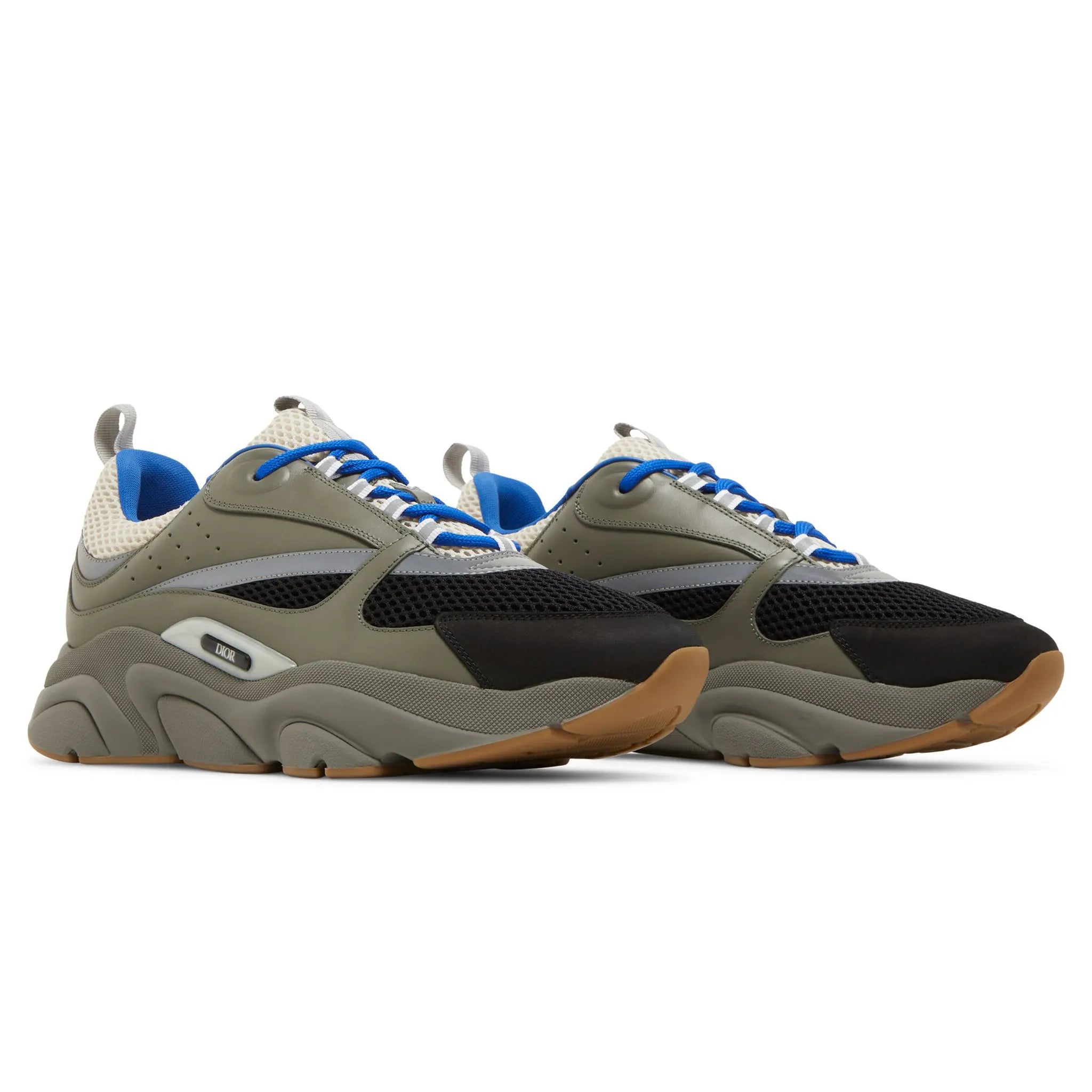 Dior B22 Olive Blue Trainer - view 2