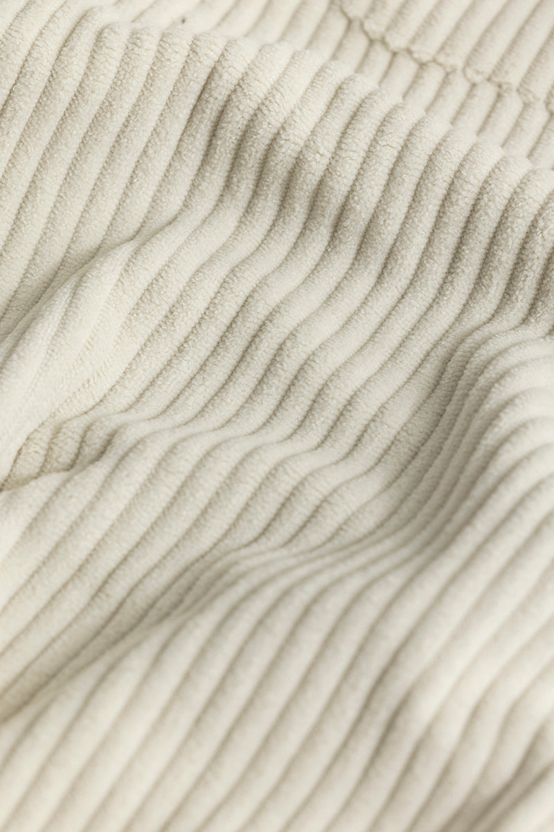 SNITCH Cozy Cord Cream Shirt - view 9