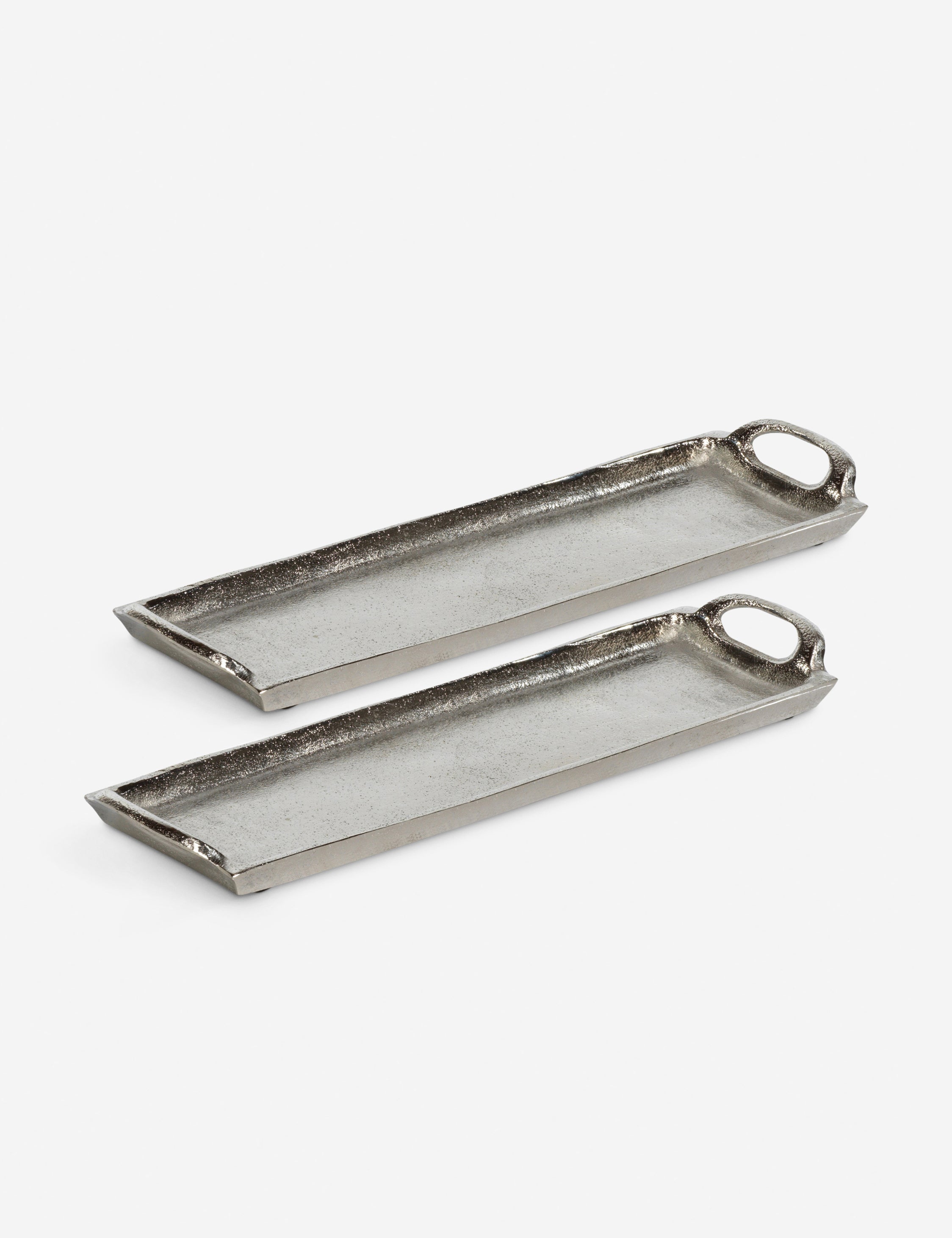 Everton trays set – Lulu and Georgia Everton Trays (Set of 2) – Nickel