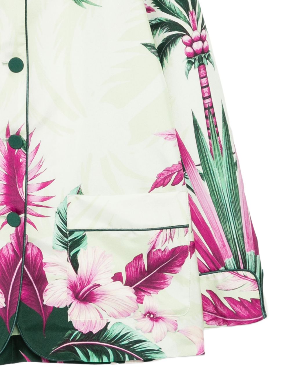 F.R.S . Printed silk jacket – Silk 100% - view 3