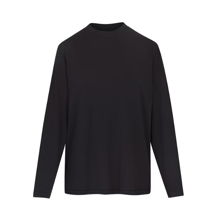 HYPE ELIXIR Skims Boyfriend Long Sleeve T-Shirt Onyx