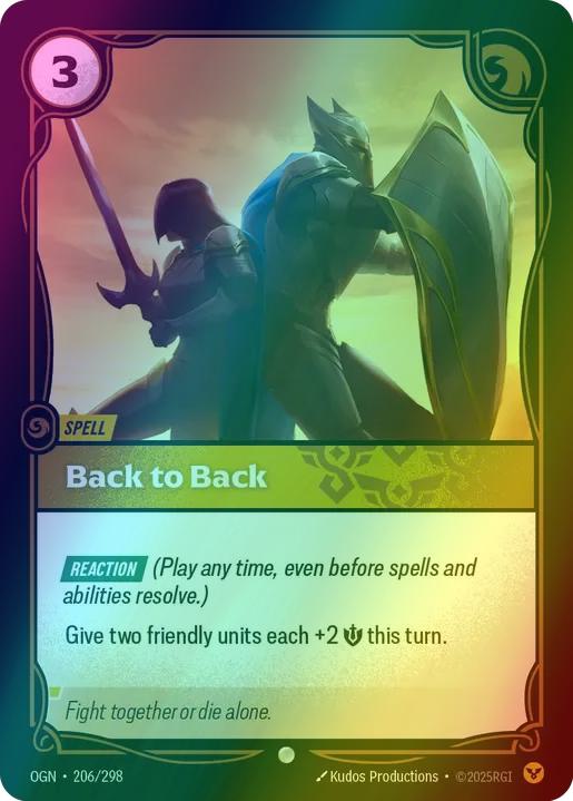 Riftbound Back to Back - 206/298 [Origins] [Foil]