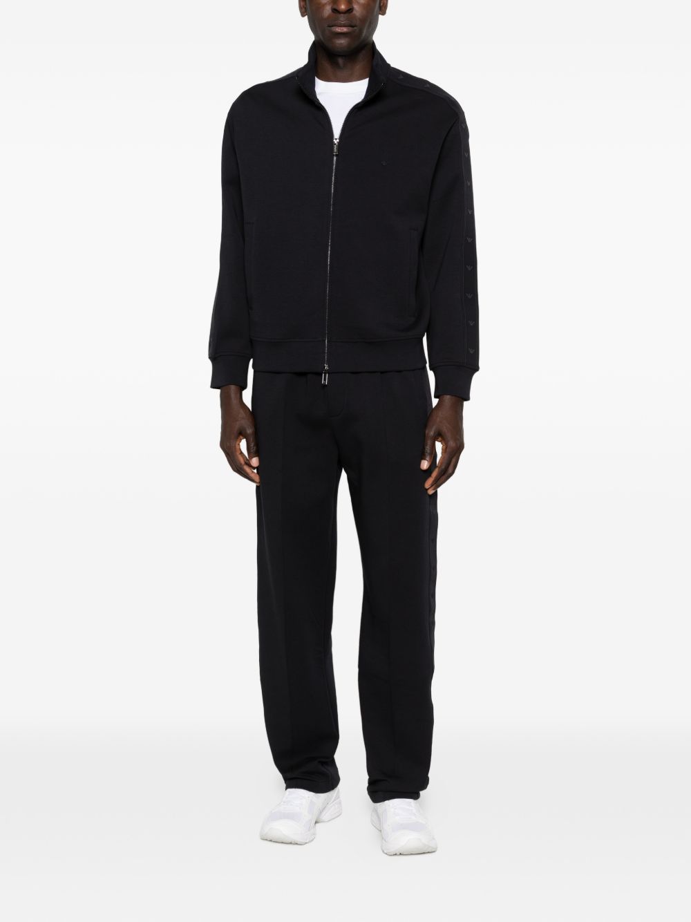 Emporio Armani Cotton zipped sweatshirt - view 2