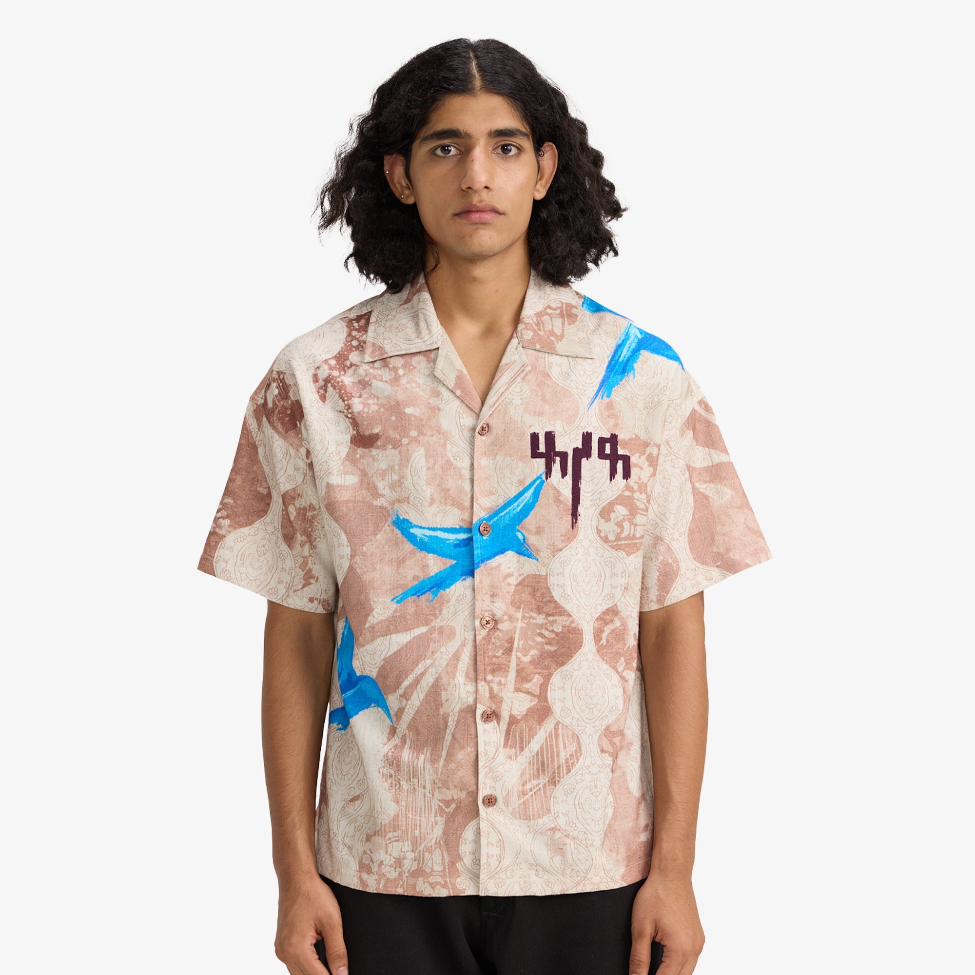 F A R A K | DAY DREAMER SHIRT { BEIGE/Brown