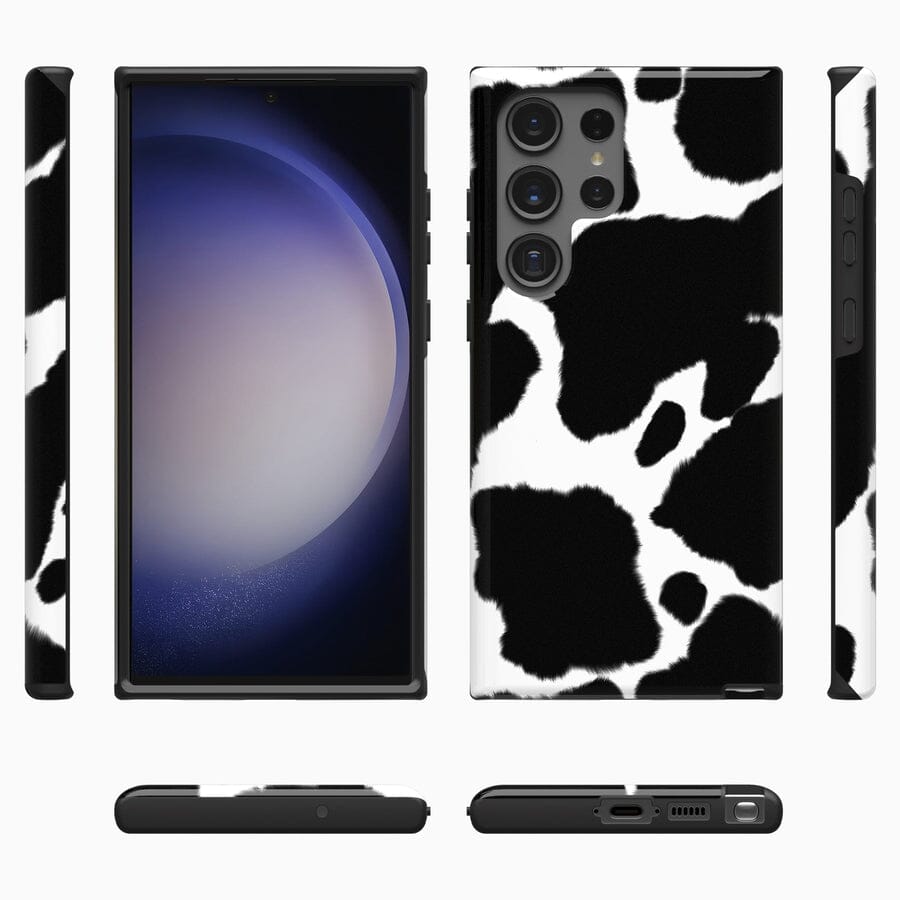 Casetry Current MOOd | Cow Print Samsung Case - view 3