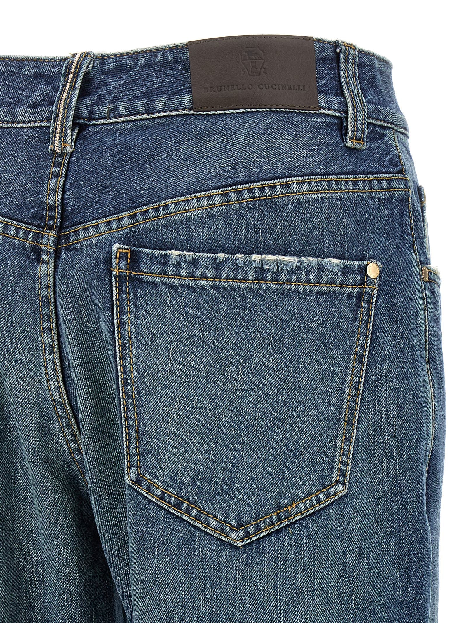 Brunello Cucinelli Contemporary Loose Jeans – 100% cotton - view 4