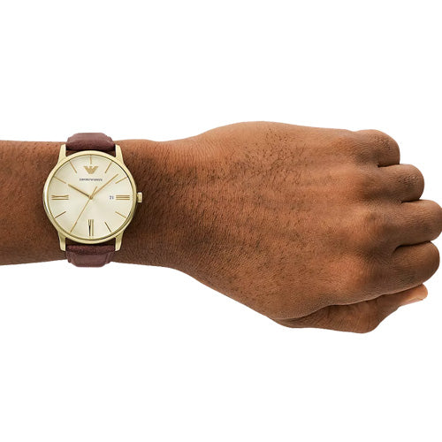 Emporio Armani Minimalist Beige Dial Men 42mm AR11610 - view 2