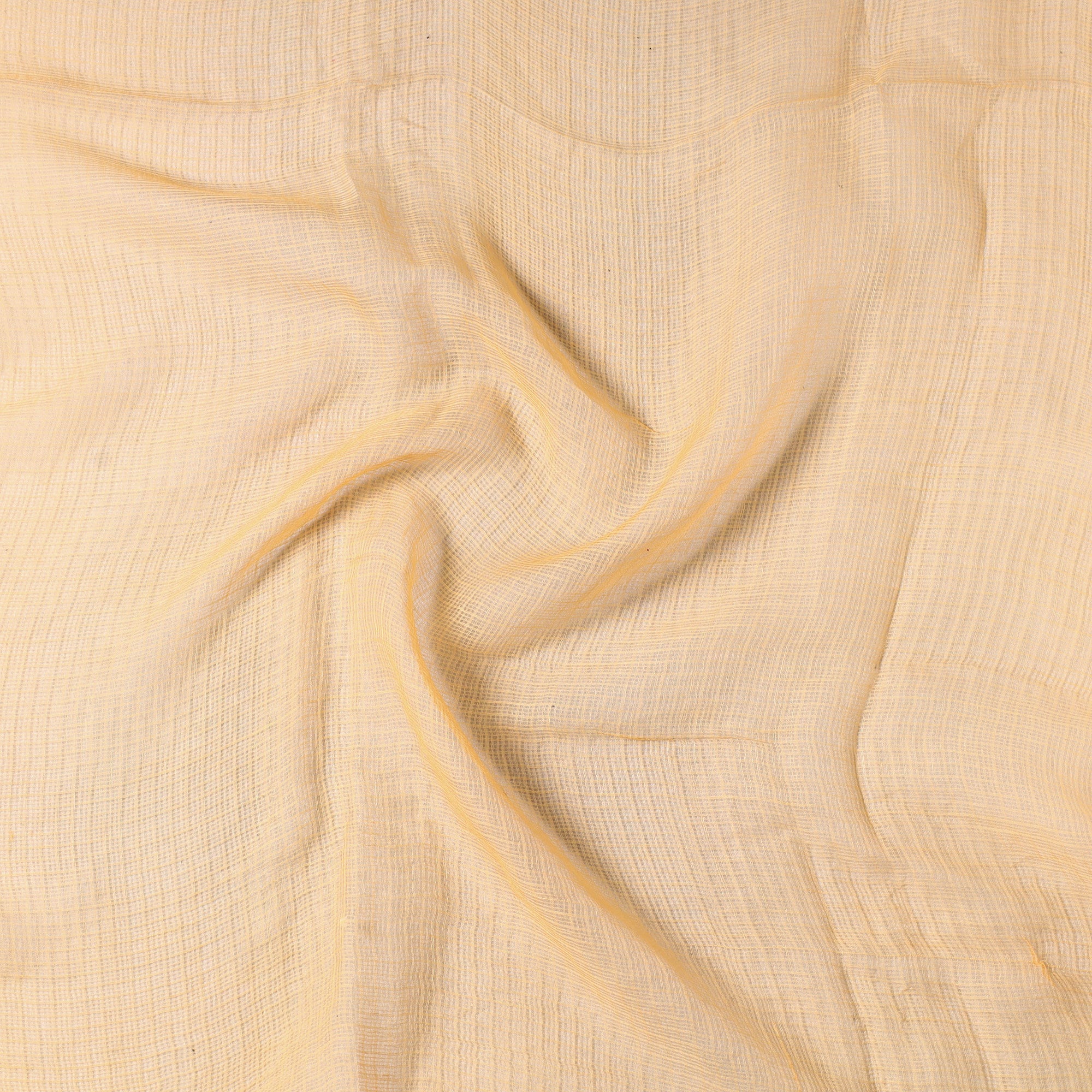 ITOKRI CRAFTS INITIATIVE Beige - Kota Doria Weave Plain Cotton Precut Fabric (0.9 meter) 65 - view 2