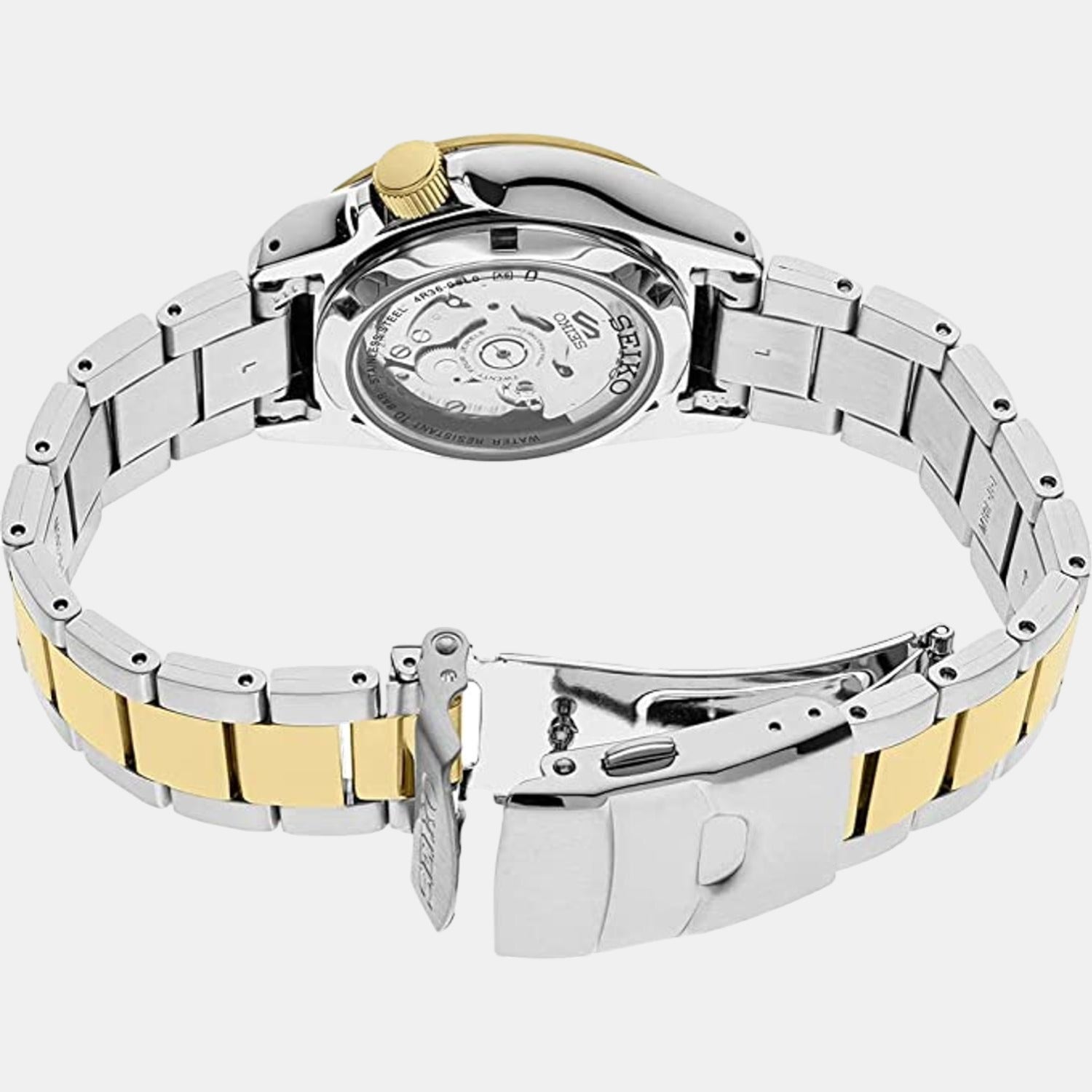 Seiko 5 Sports Men Automatic Black Dial Analog Stainless Steel Watch SRPE60K1 - view 3