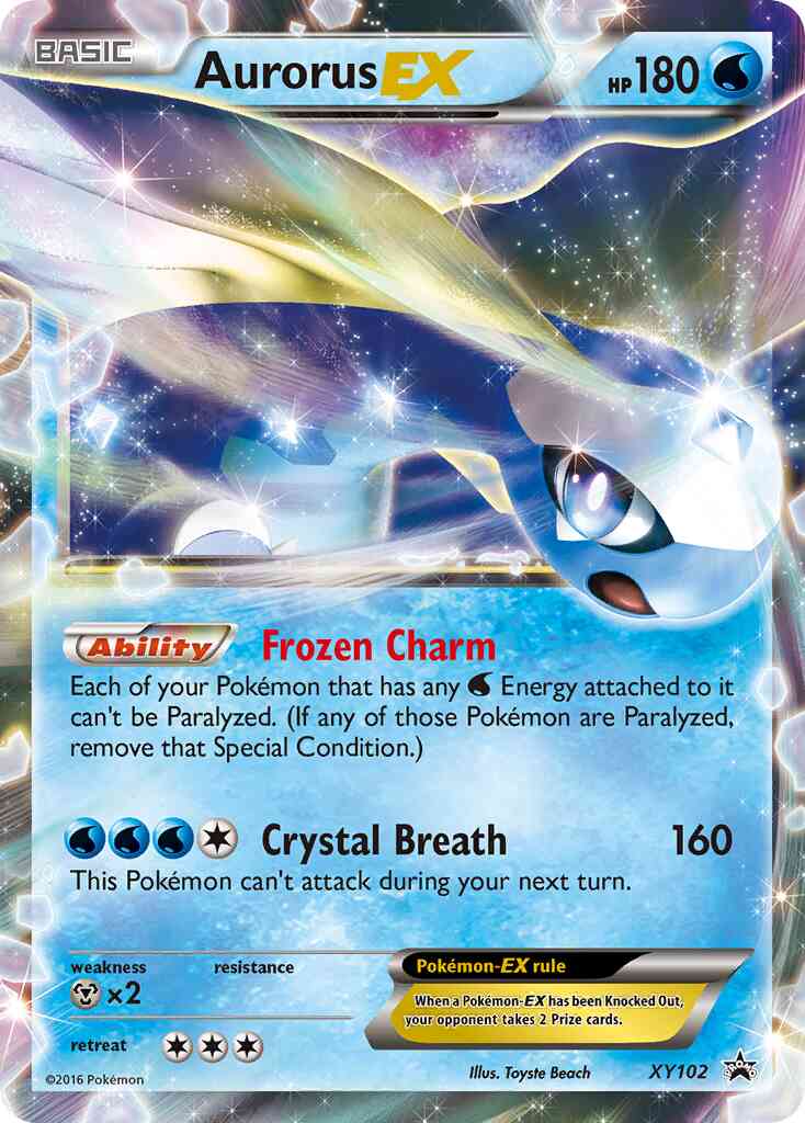 Promo xyp-xy102 ultra – Pokémon Aurorus-EX - XY102 - Promo [xyp-XY102] [Ultra]