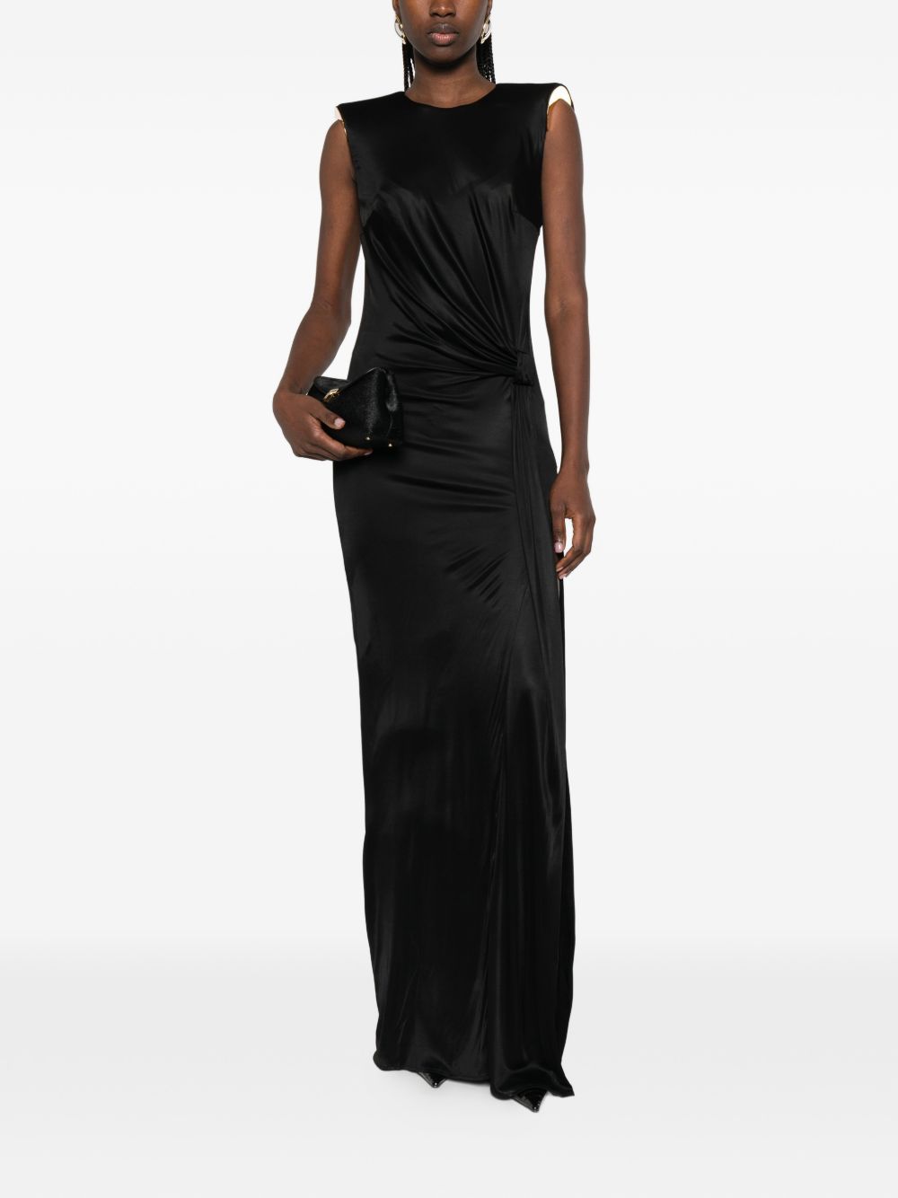 Elisabetta Franchi Long evening dress – 100% Viscose - view 4