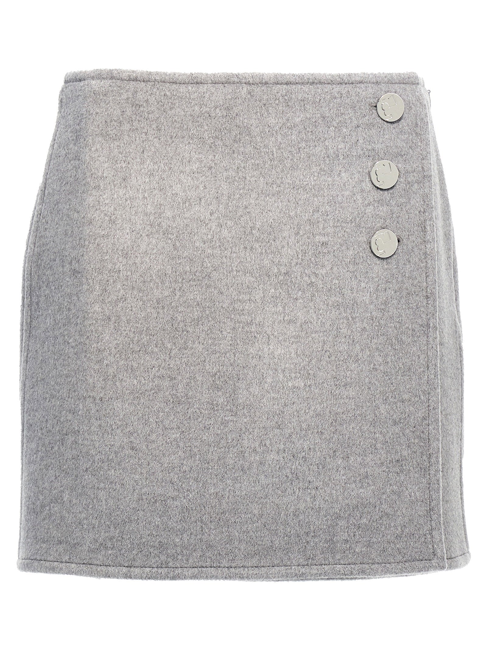 Tory Burch T Monogram Skirt – 100% wool