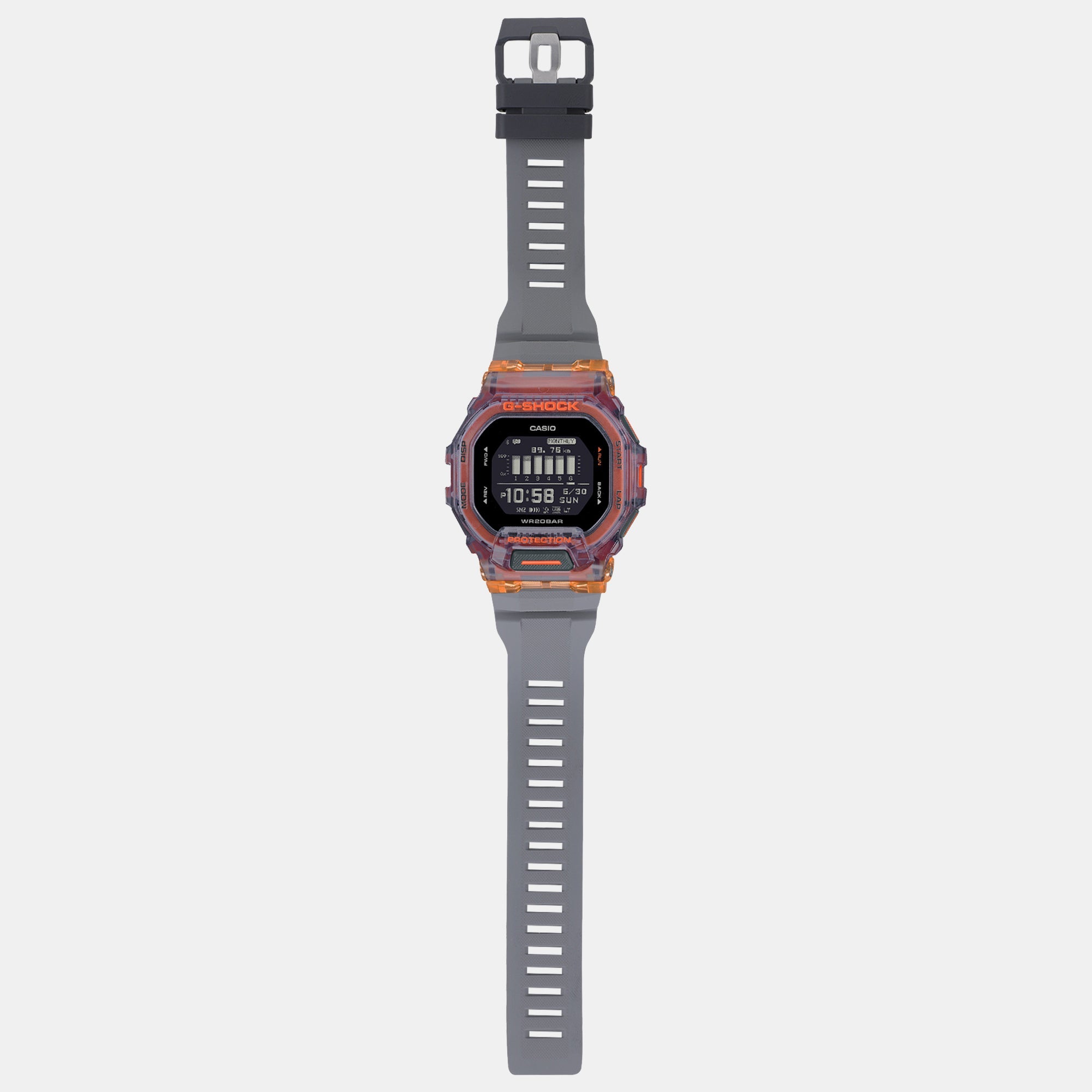 Casio G-Shock Men Quartz Orange Dial Digital Resin Watch G1195 - view 6
