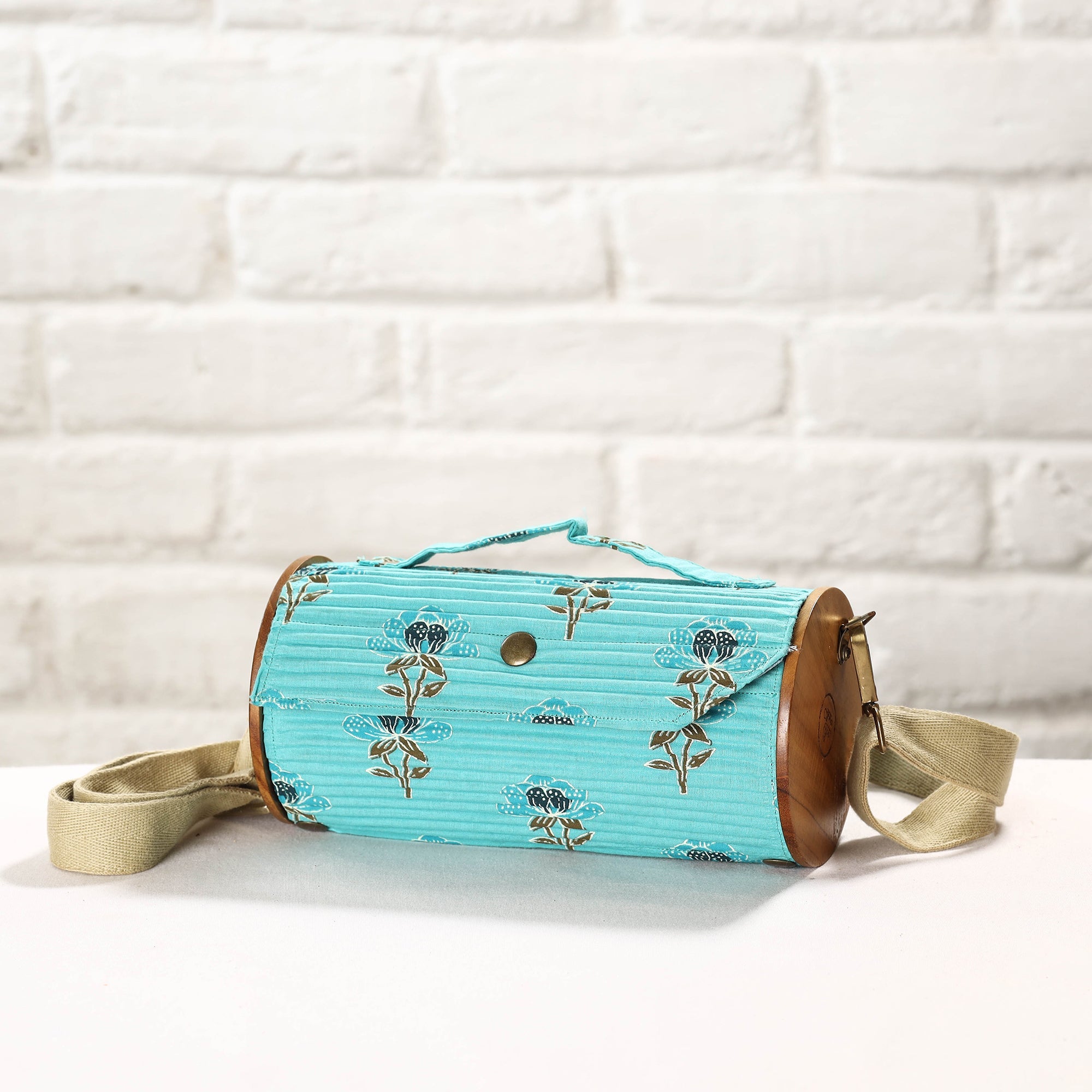 LUKKA CHUPPI Blue - DIY Round Sling Bag / Clutch With Changeable Sleeve - view 2