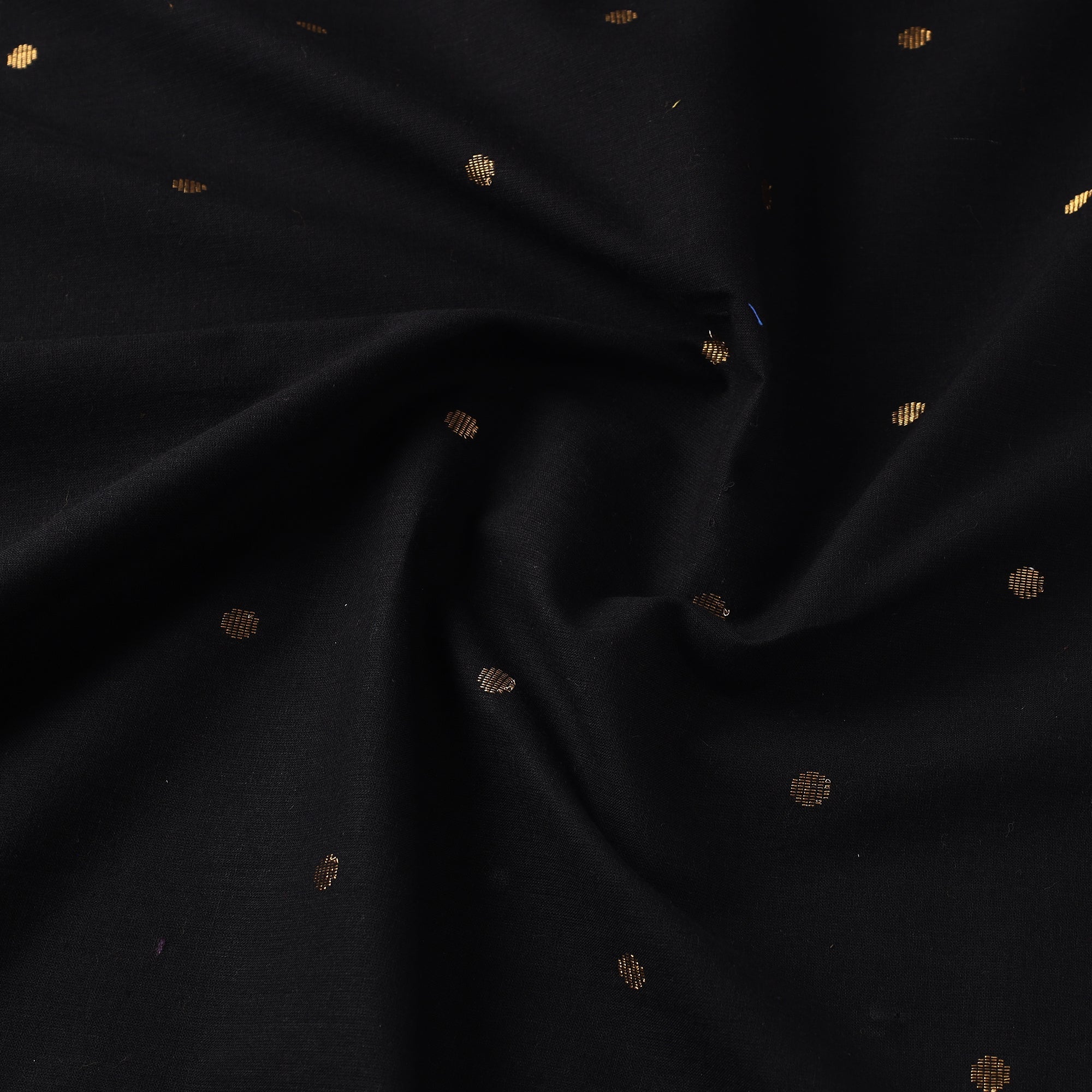 ITOKRI CRAFTS INITIATIVE Black - Prewashed Cotton Jacquard Fabric 01 - view 3