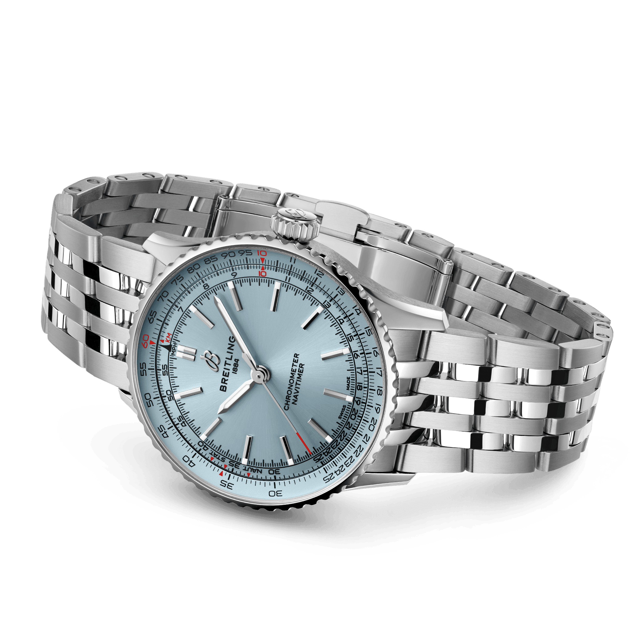 Breitling Navitimer Automatic Mint Blue Dial Men 41mm - view 2