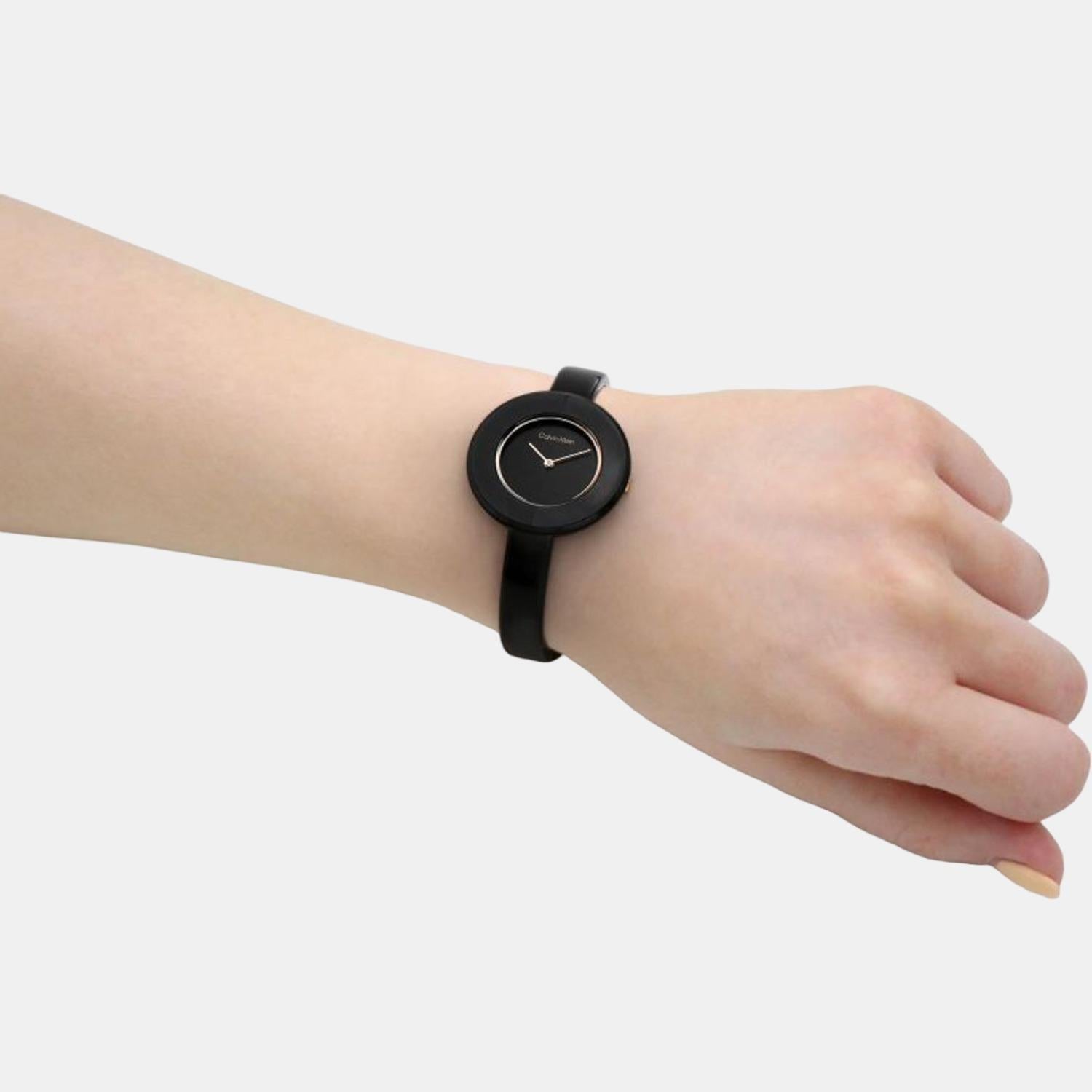 Calvin Klein Confidence Women Quartz Black Dial Analog Stainless Steel Watch 25200024 - view 4