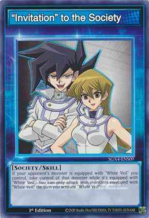 Yu-Gi-Oh! "Invitation" to the Society - SGX4-ENS09 - Common - 1st Edition