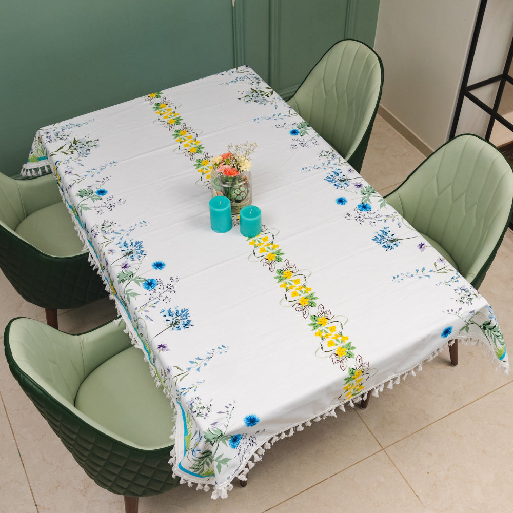Sicilia anti skid – Urban Space Home Furnishing Sicilia : Anti Skid & Water resistant Linen textured Premium table cover for dining table - Amour