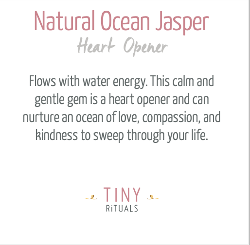Tiny Rituals Natural Ocean Jasper Energy Bracelet - view 4